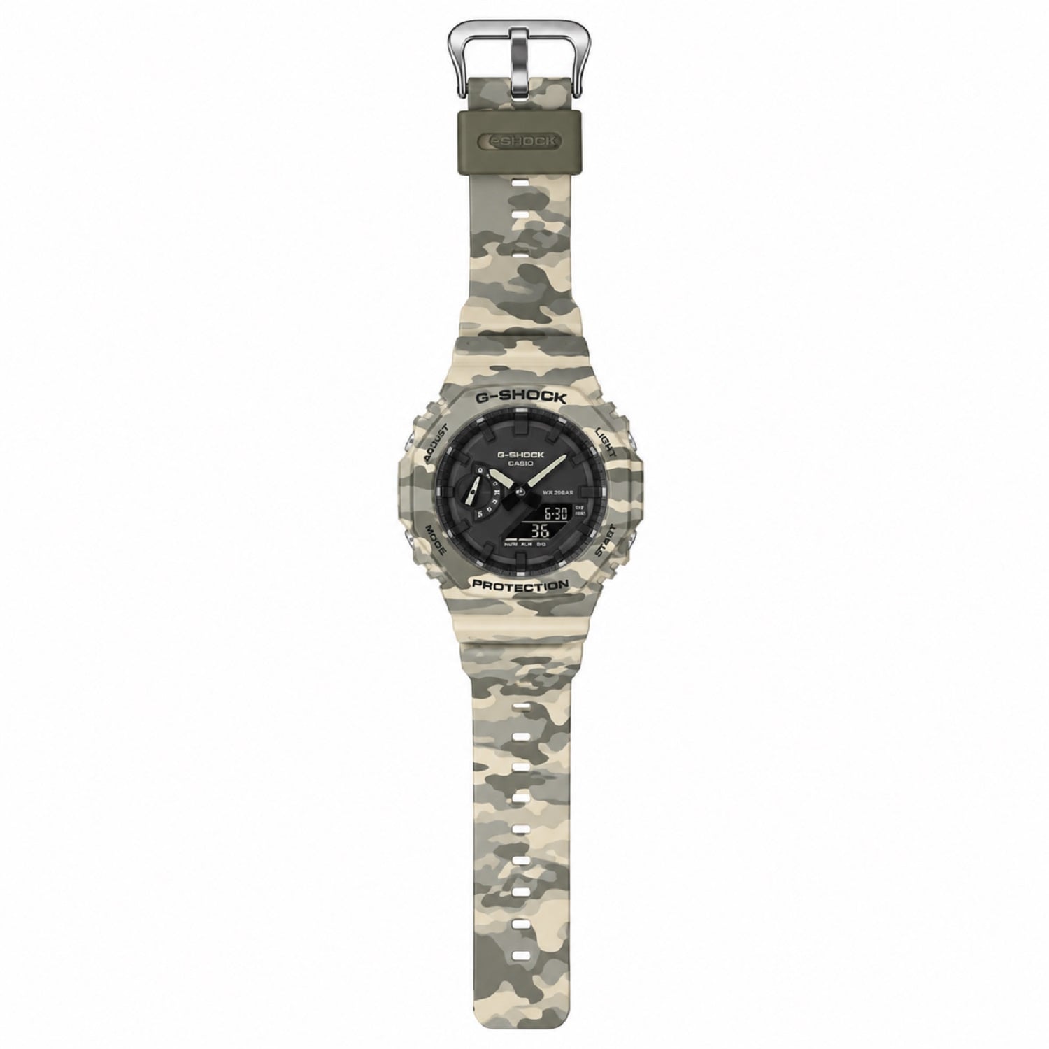 RELOJ G-SHOCK GA-2100CM-5ADR PARA HOMBRE RESINA VERDE - 1