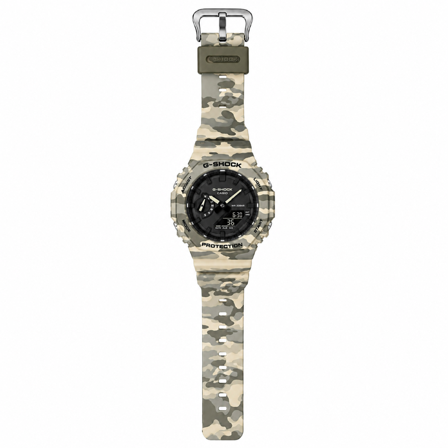 RELOJ G-SHOCK GA-2100CM-5ADR PARA HOMBRE RESINA VERDE - 3
