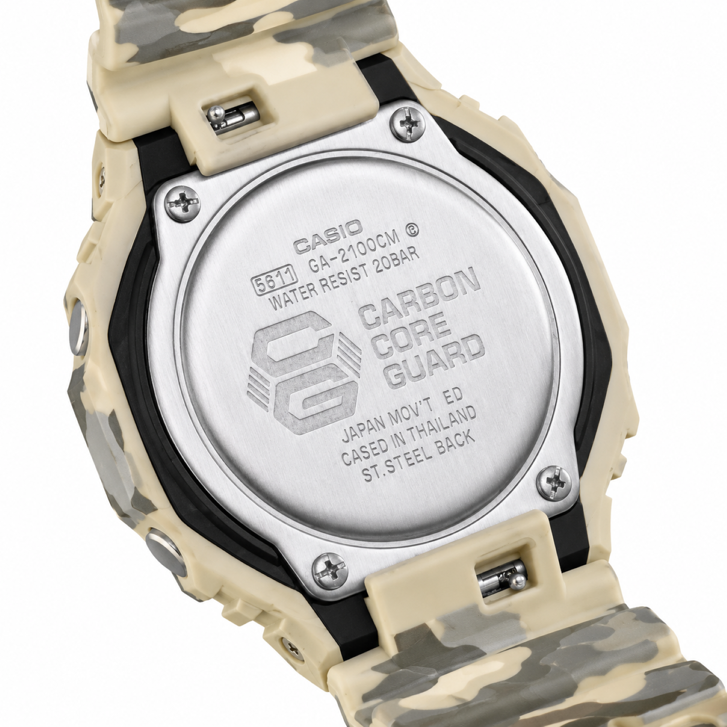 RELOJ G-SHOCK GA-2100CM-5ADR PARA HOMBRE RESINA VERDE - 4