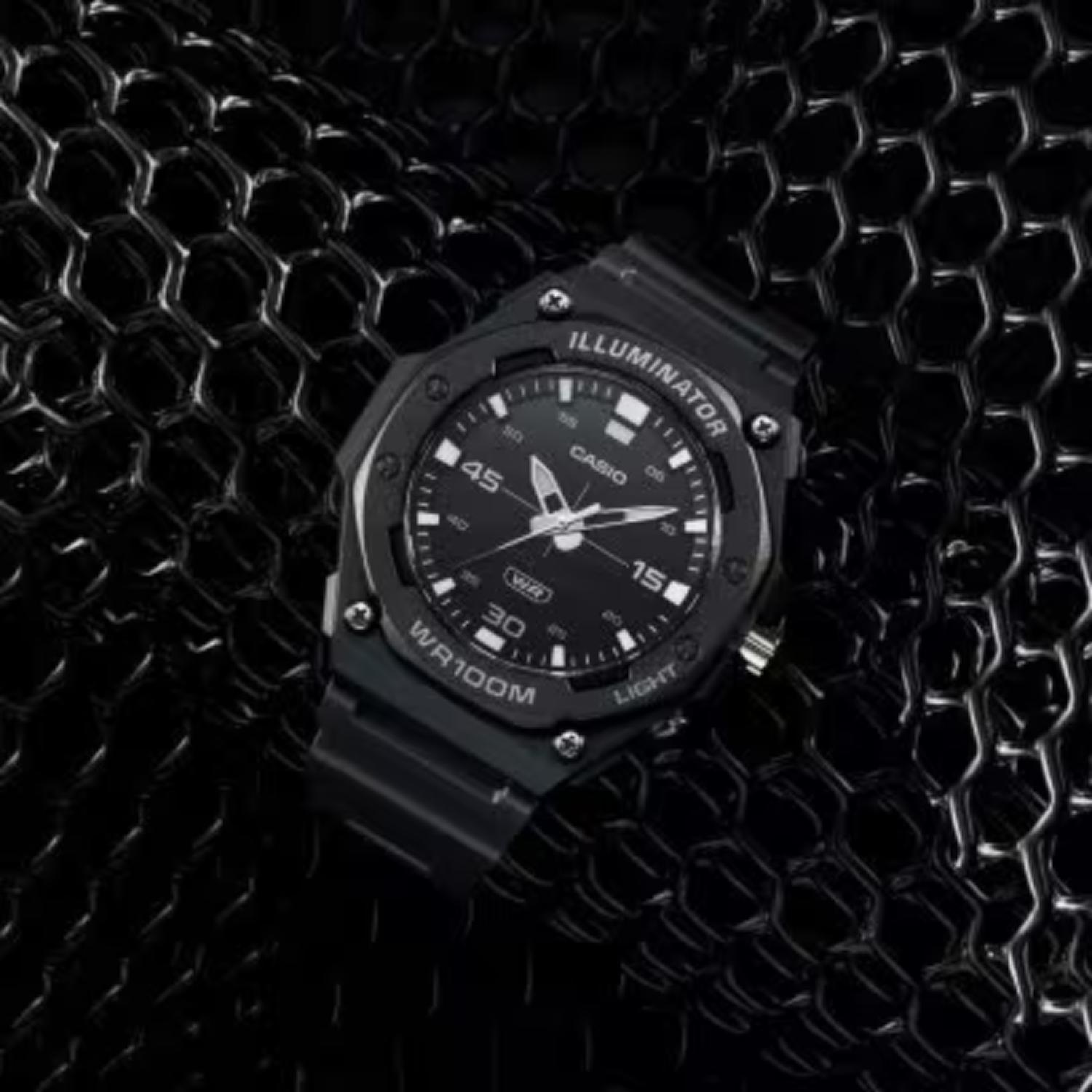 RELOJ CASIO MW-620H-1AVDF PARA HOMBRE RESINA NEGRO - 2