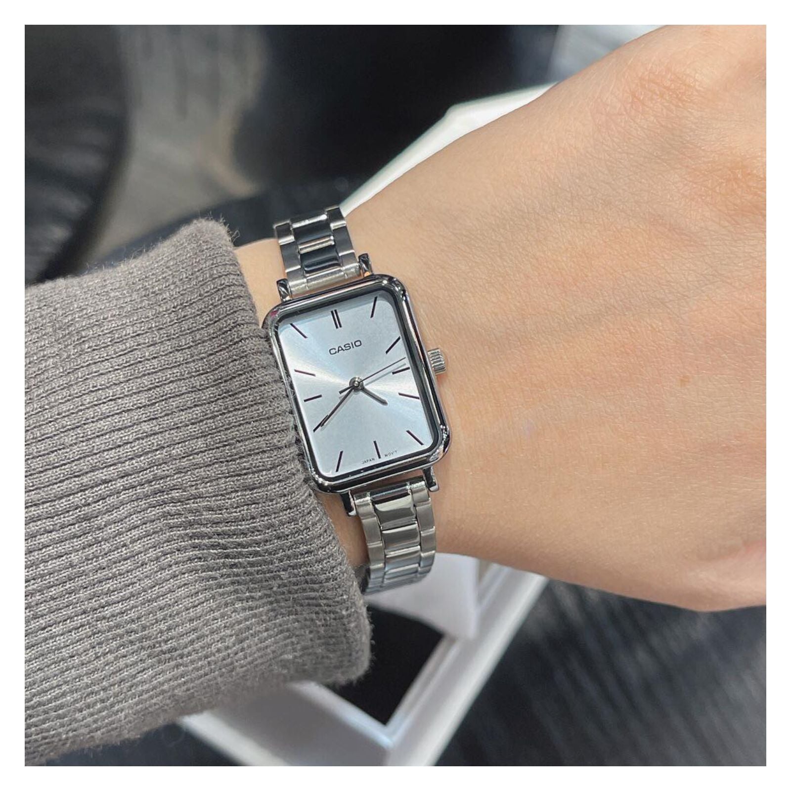 RELOJ CASIO LTP-V009D-2EUDF PARA MUJER ACERO INOXIDABLE PLATEADO - 3