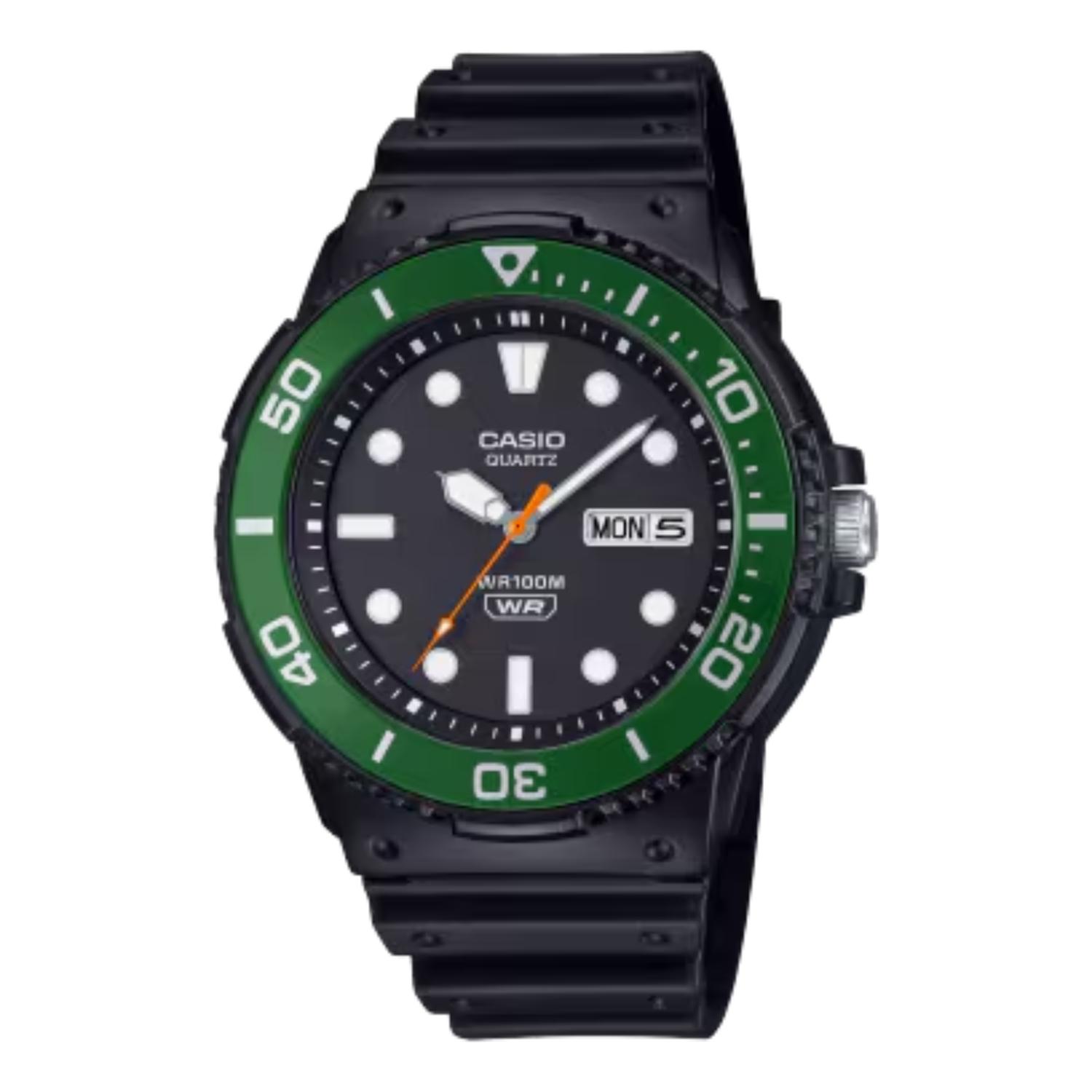 RELOJ CASIO MRW-230H-1E3VDF PARA HOMBRE RESINA NEGRO - 1