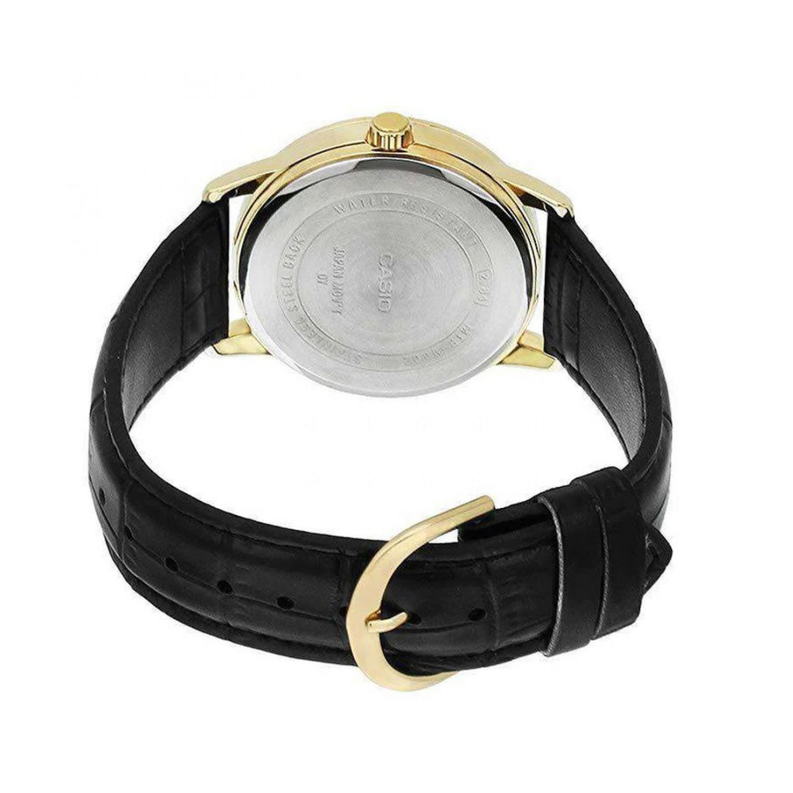 RELOJ CASIO MTP-V002GL-7B2 PARA HOMBRE CUERO DORADO - 2