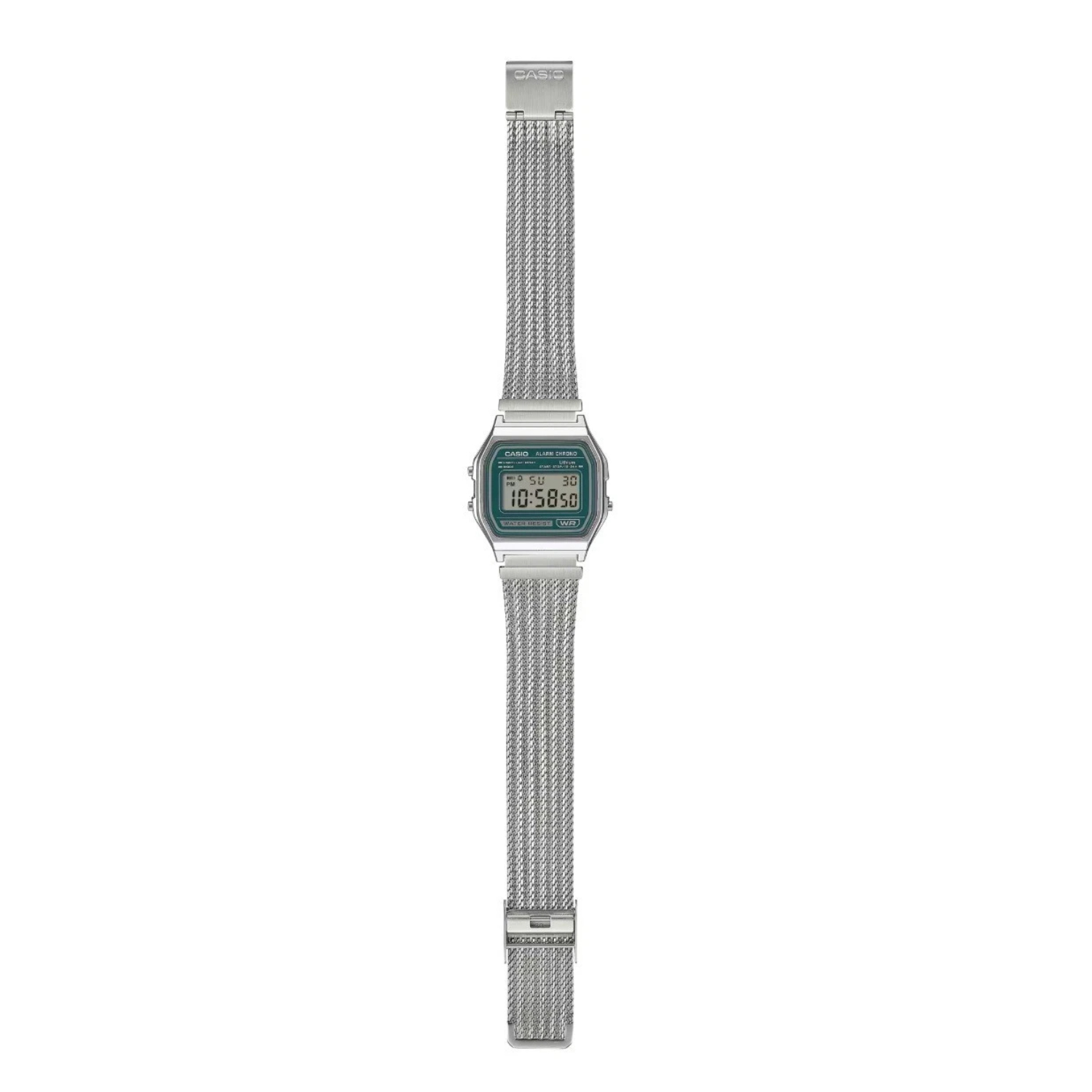 RELOJ CASIO A158WEM-3DF PARA UNISEX ACERO INOXIDABLE PLATEADO - 2