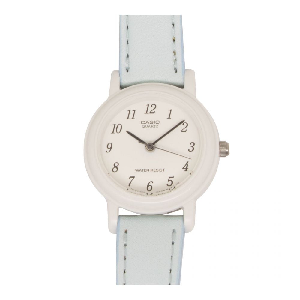 RELOJ CASIO LQ-139L-2BDF PARA MUJER CUERO CELESTE - 1