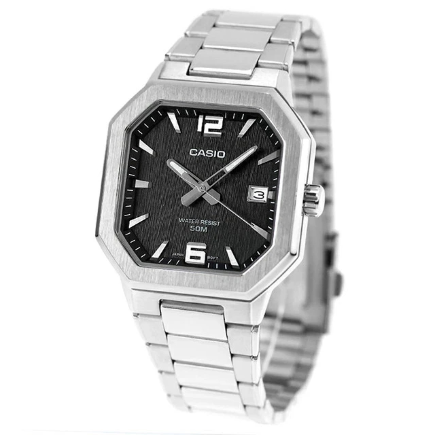 RELOJ CASIO MTP-B195D-1AVDF PARA HOMBRE ACERO INOXIDABLE PLATEADO - 2