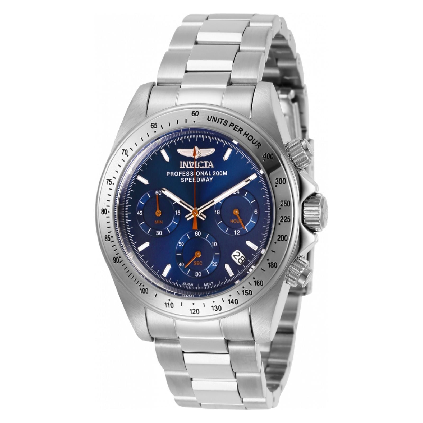 RELOJ INVICTA SPEEDWAY 27770 PARA UNISEX ACERO INOXIDABLE PLATEADO - 1