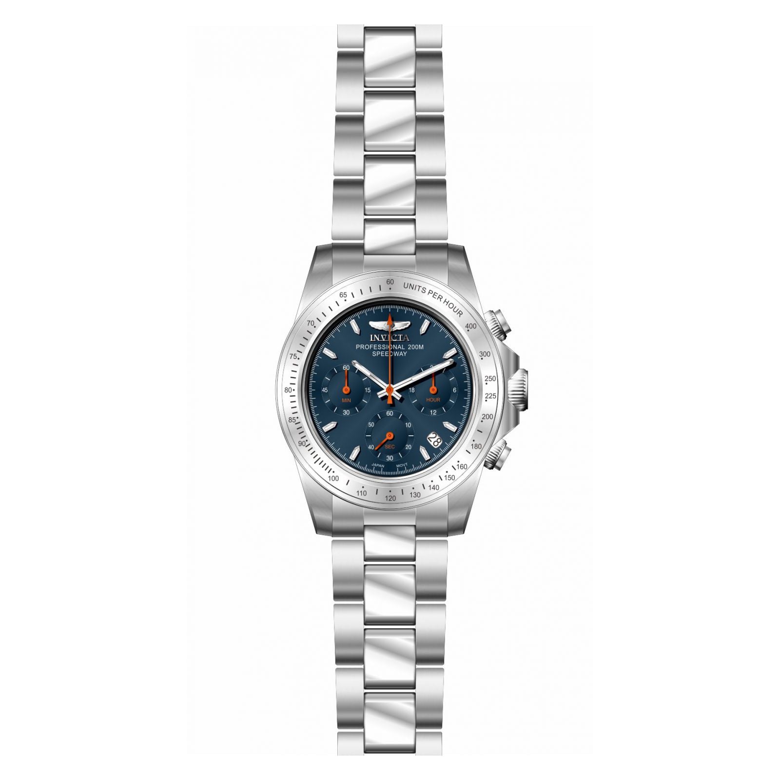 RELOJ INVICTA SPEEDWAY 27770 PARA UNISEX ACERO INOXIDABLE PLATEADO - 3