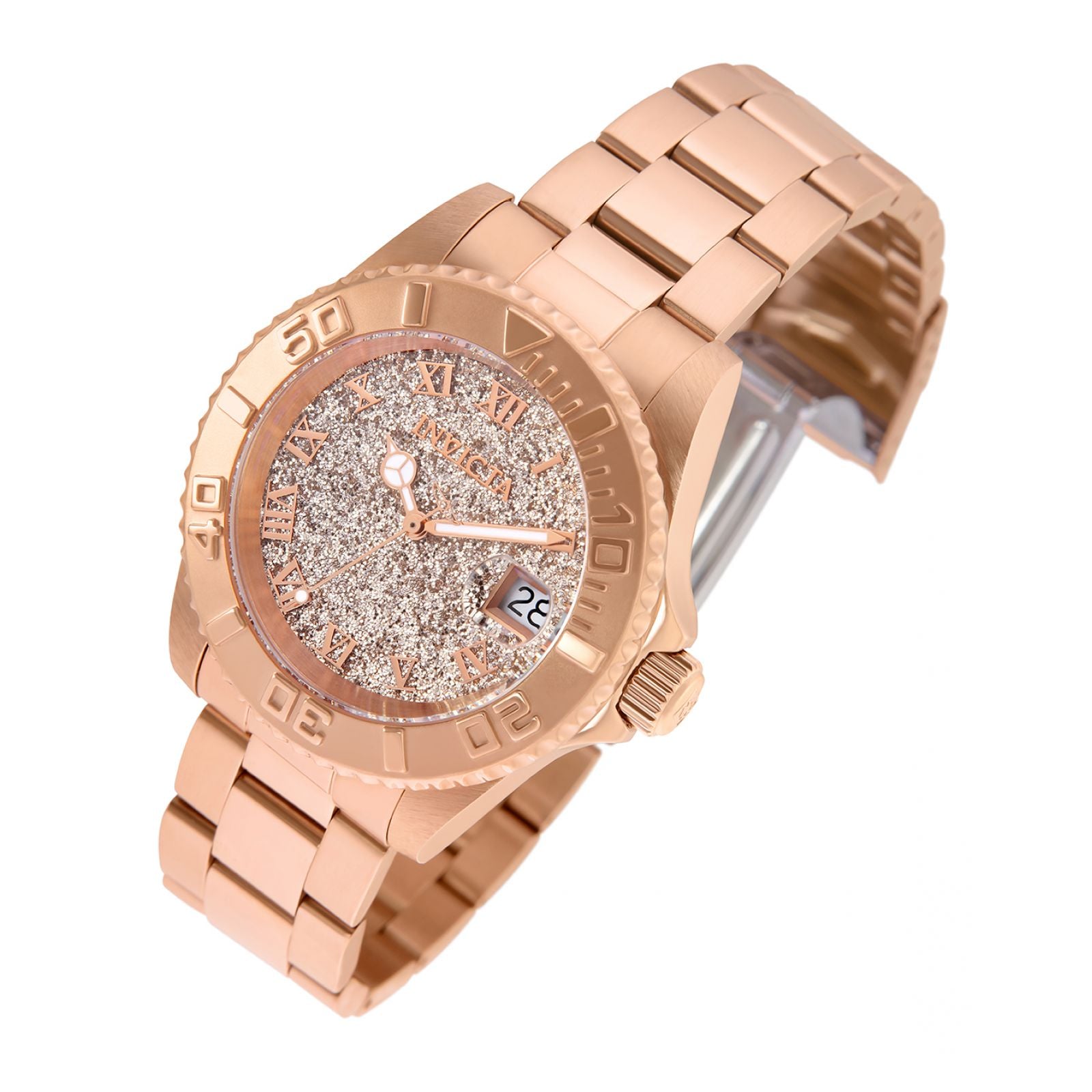 RELOJ INVICTA ANGEL 22708 PARA MUJER ACERO INOXIDABLE ROSADO - 5