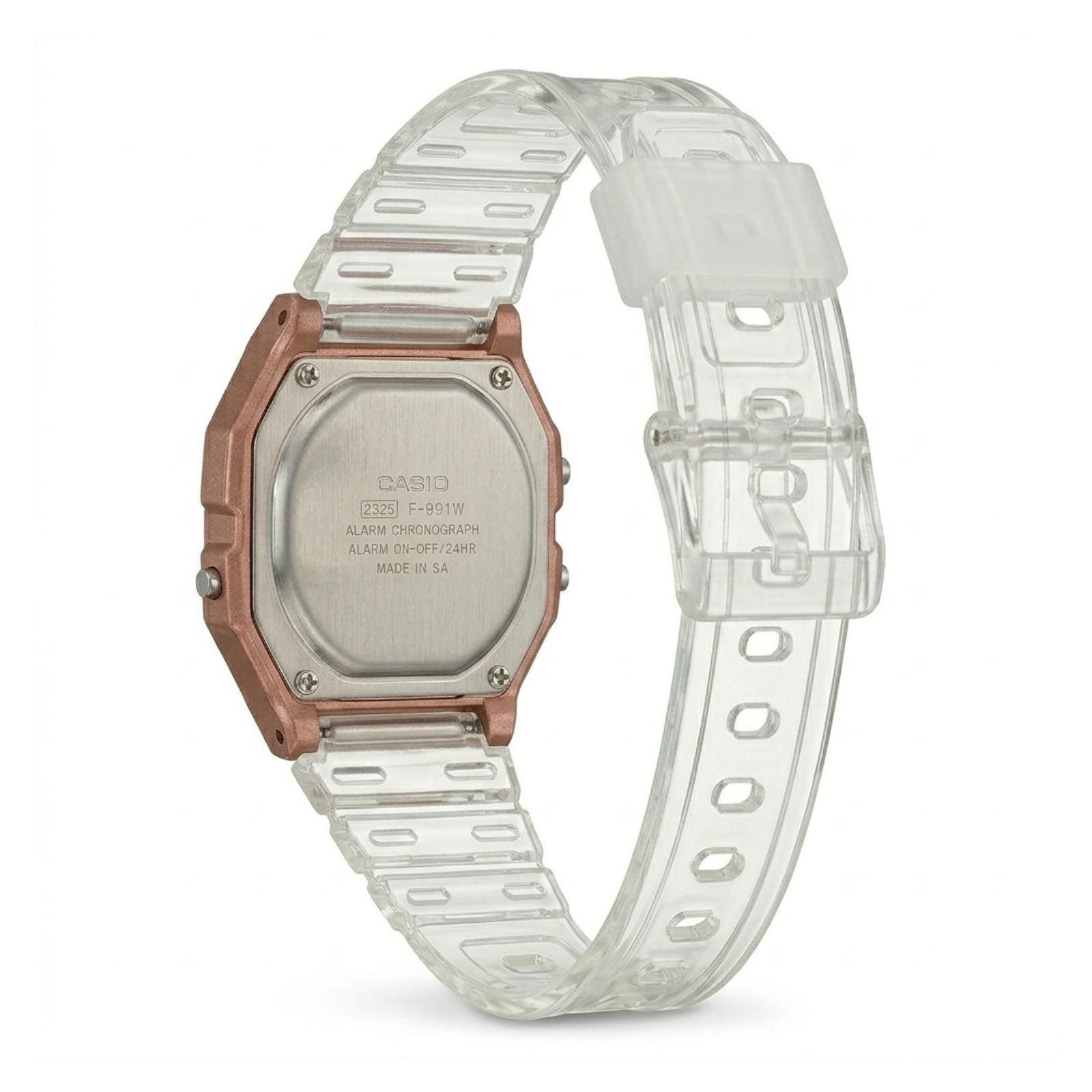 RELOJ CASIO F-91WS-7A3 PARA UNISEX RESINA BLANCO - 4