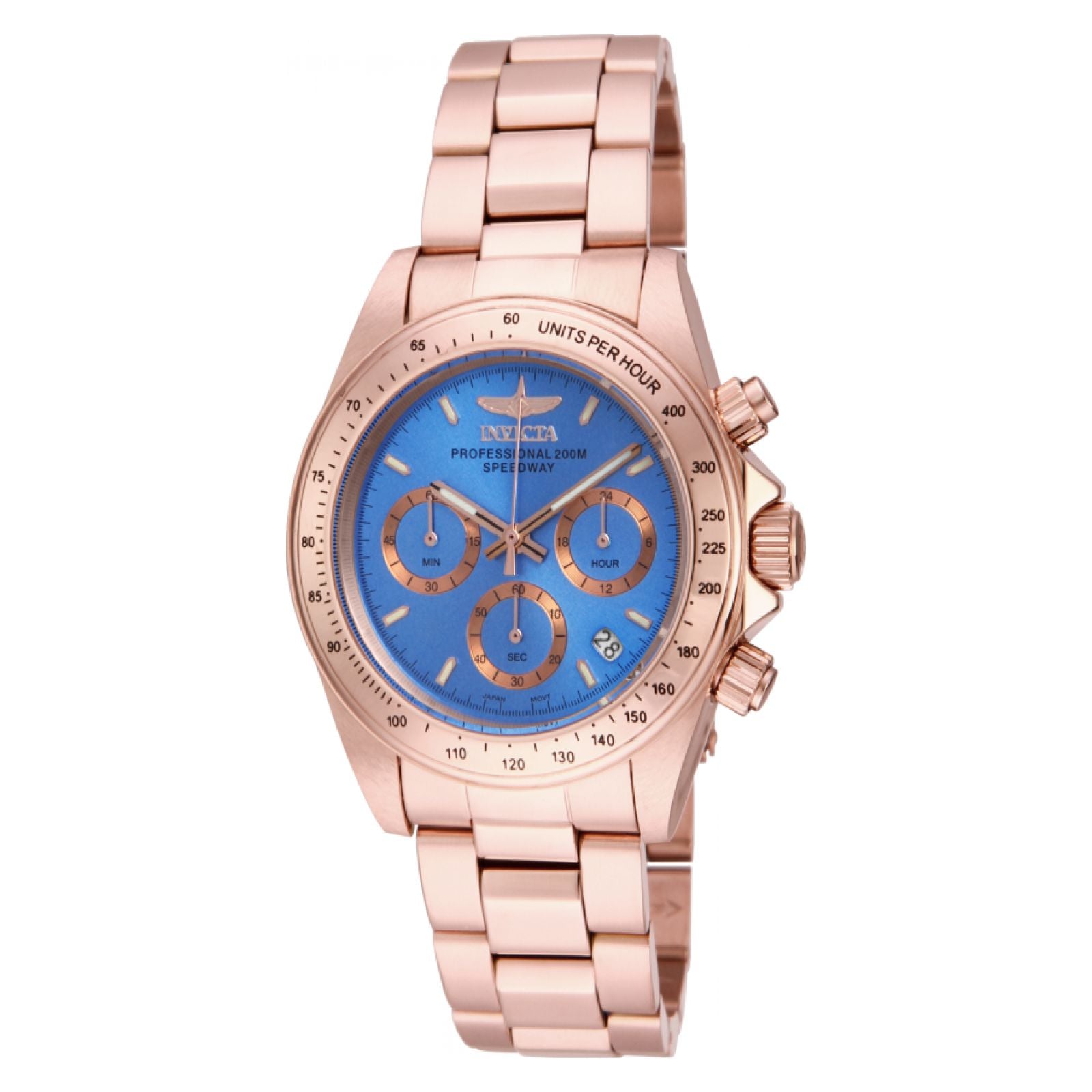 RELOJ INVICTA SPEEDWAY 16658 PARA MUJER ACERO INOXIDABLE ROSADO - 1