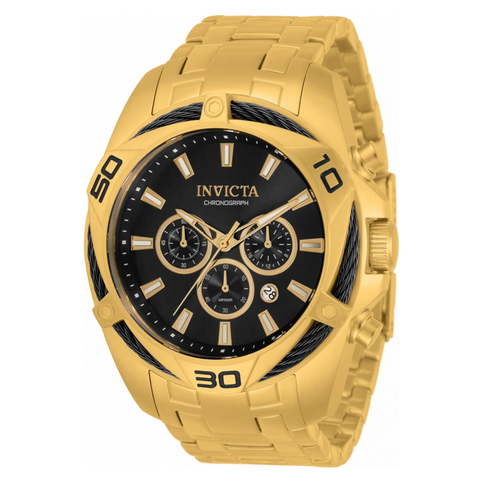 RELOJ INVICTA BOLT 34119 PARA HOMBRE ACERO INOXIDABLE DORADO - 1