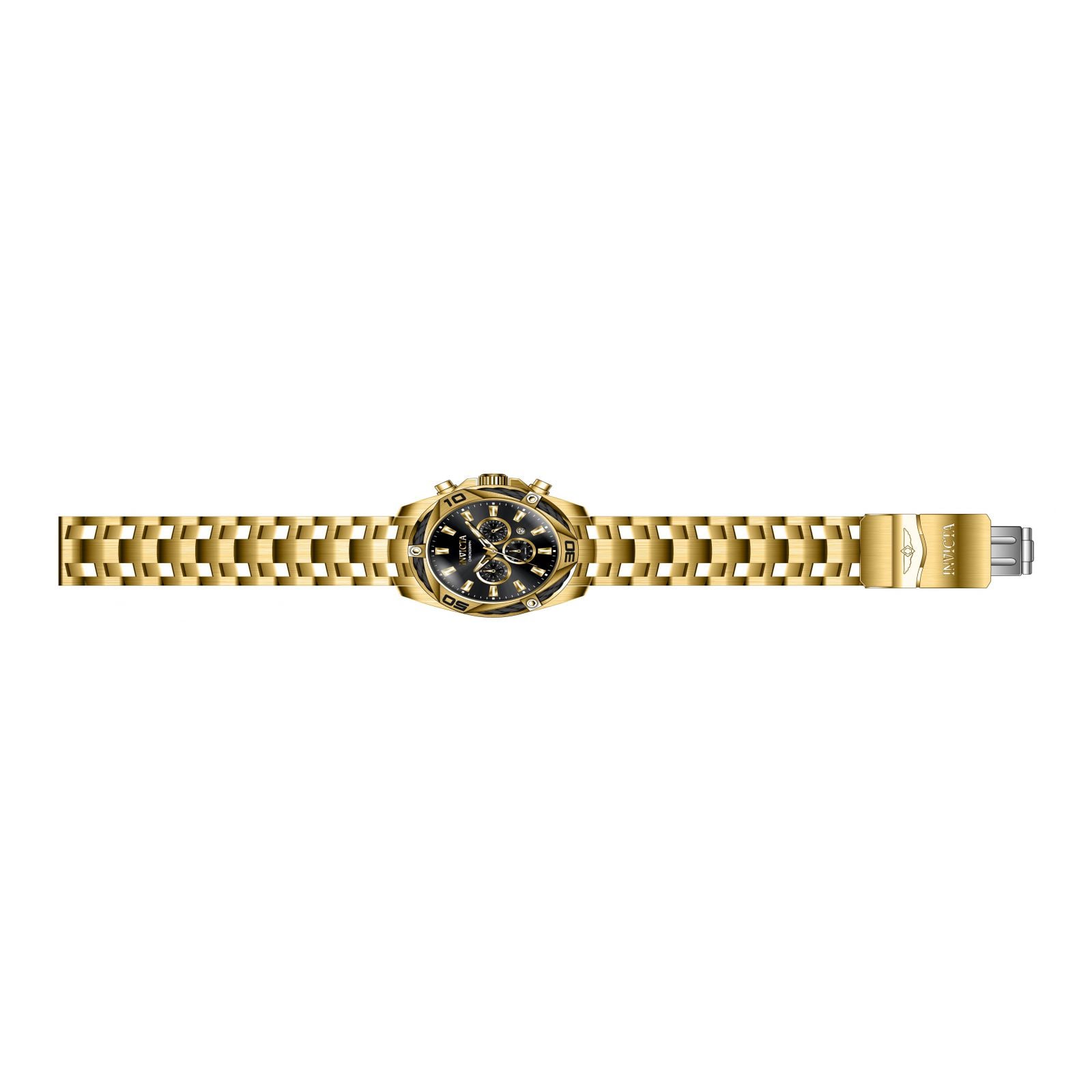 RELOJ INVICTA BOLT 34119 PARA HOMBRE ACERO INOXIDABLE DORADO - 3
