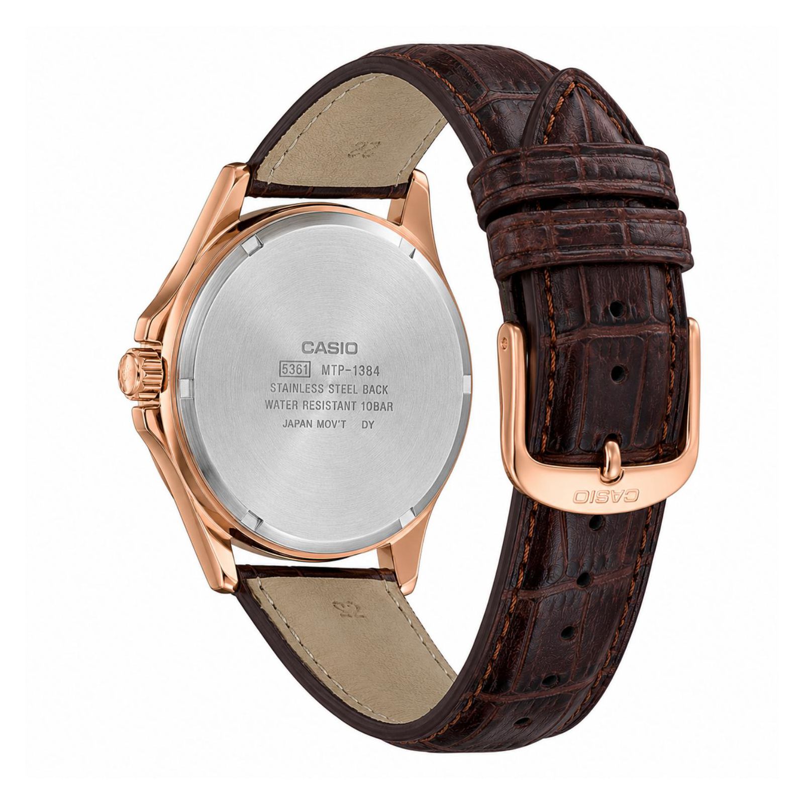 RELOJ CASIO MTP-1384L-1AVDF HOMBRE DE CUERO NEGRO - 3