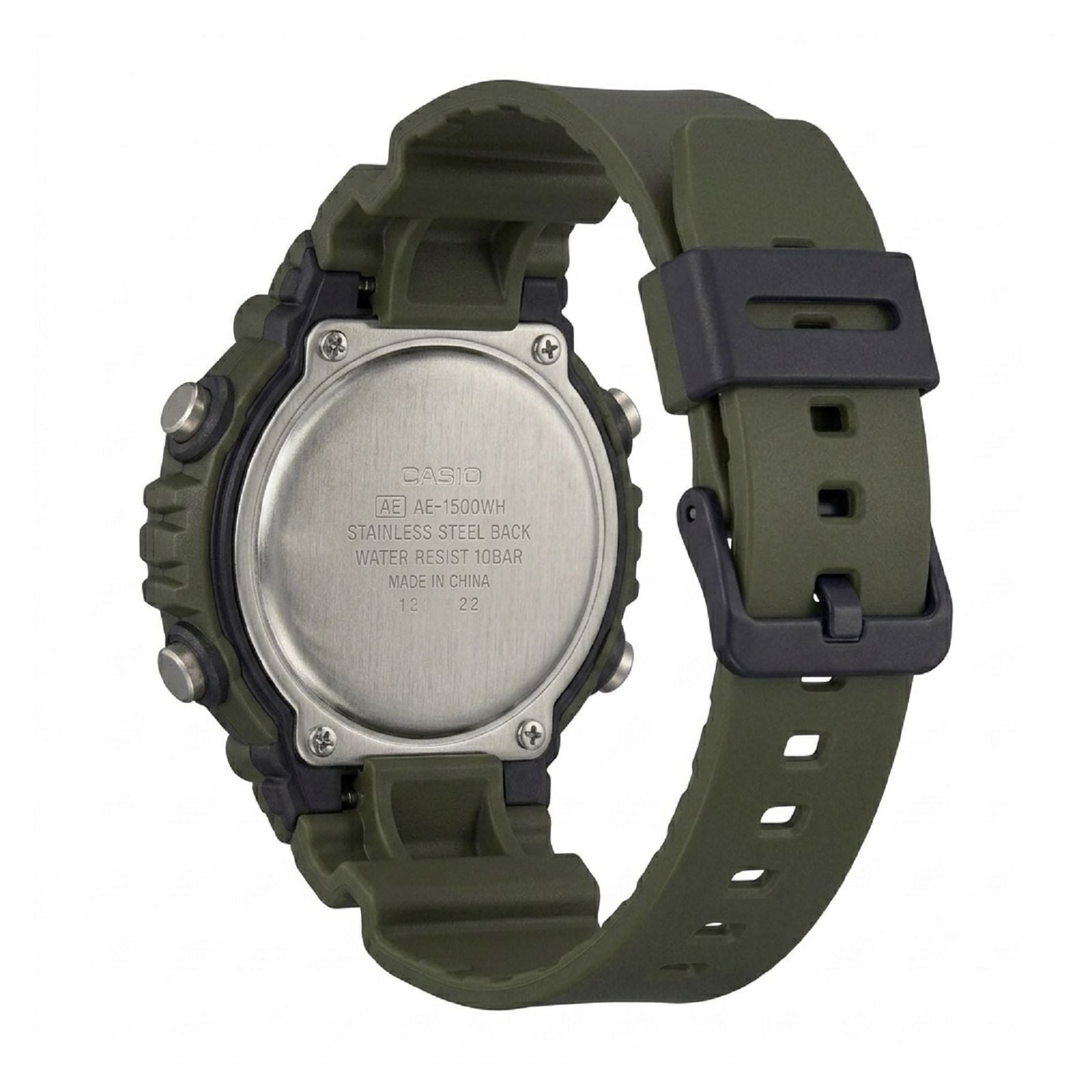 RELOJ CASIO AE-1600HX-3AVDF HOMBRE DE PLÁSTICO VERDE - 4