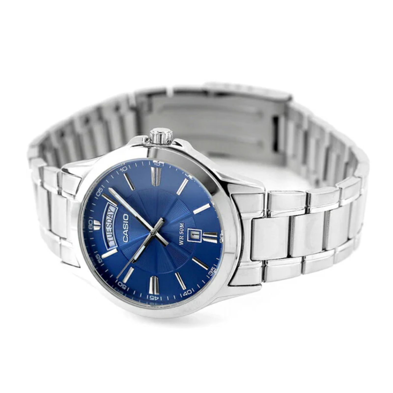 RELOJ CASIO MTP-1381D-2AVDF PARA HOMBRE DE ACERO INOXIDABLE PLATEADO - 2