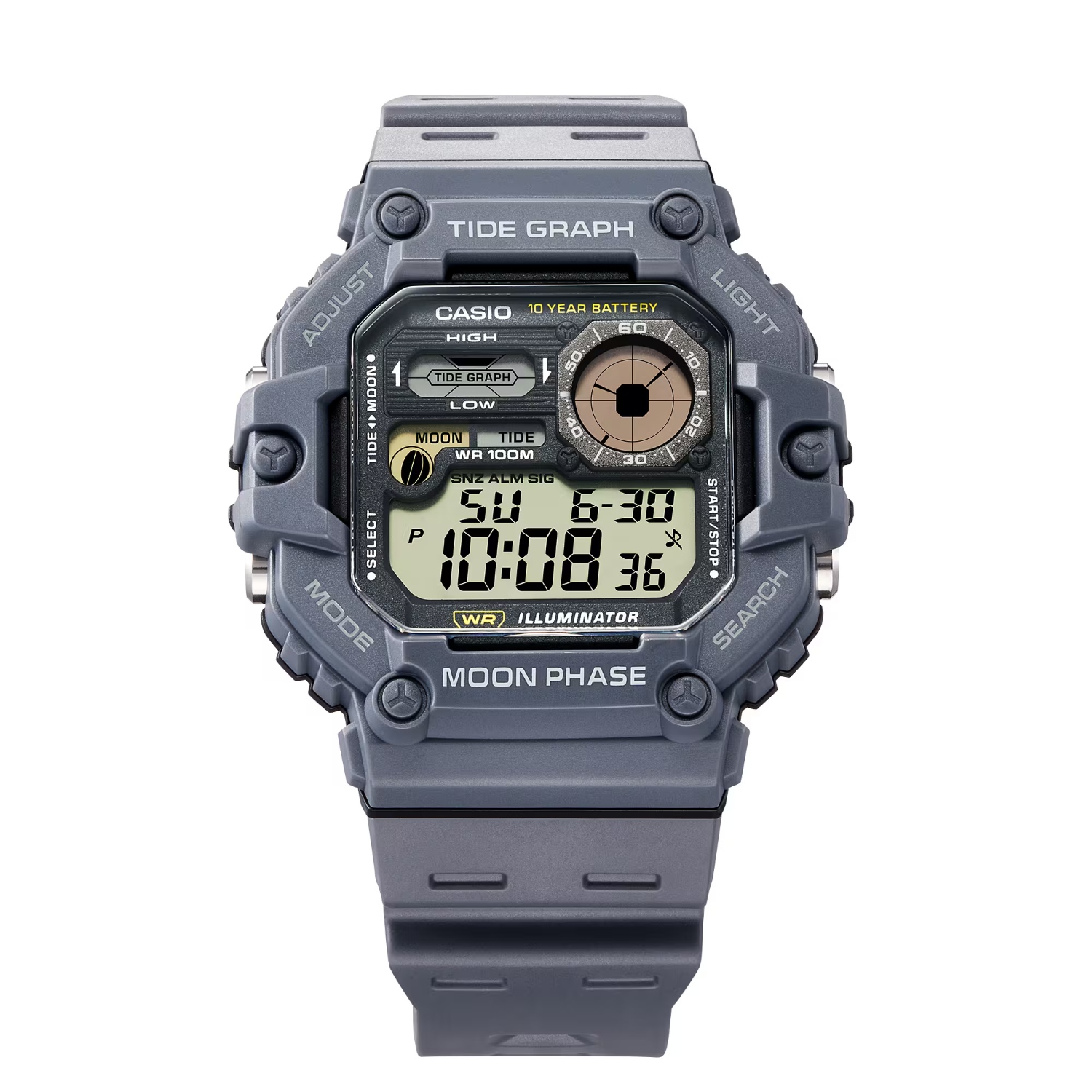 RELOJ CASIO WS-1700H-8AVDF HOMBRE DE RESINA GRIS - 1