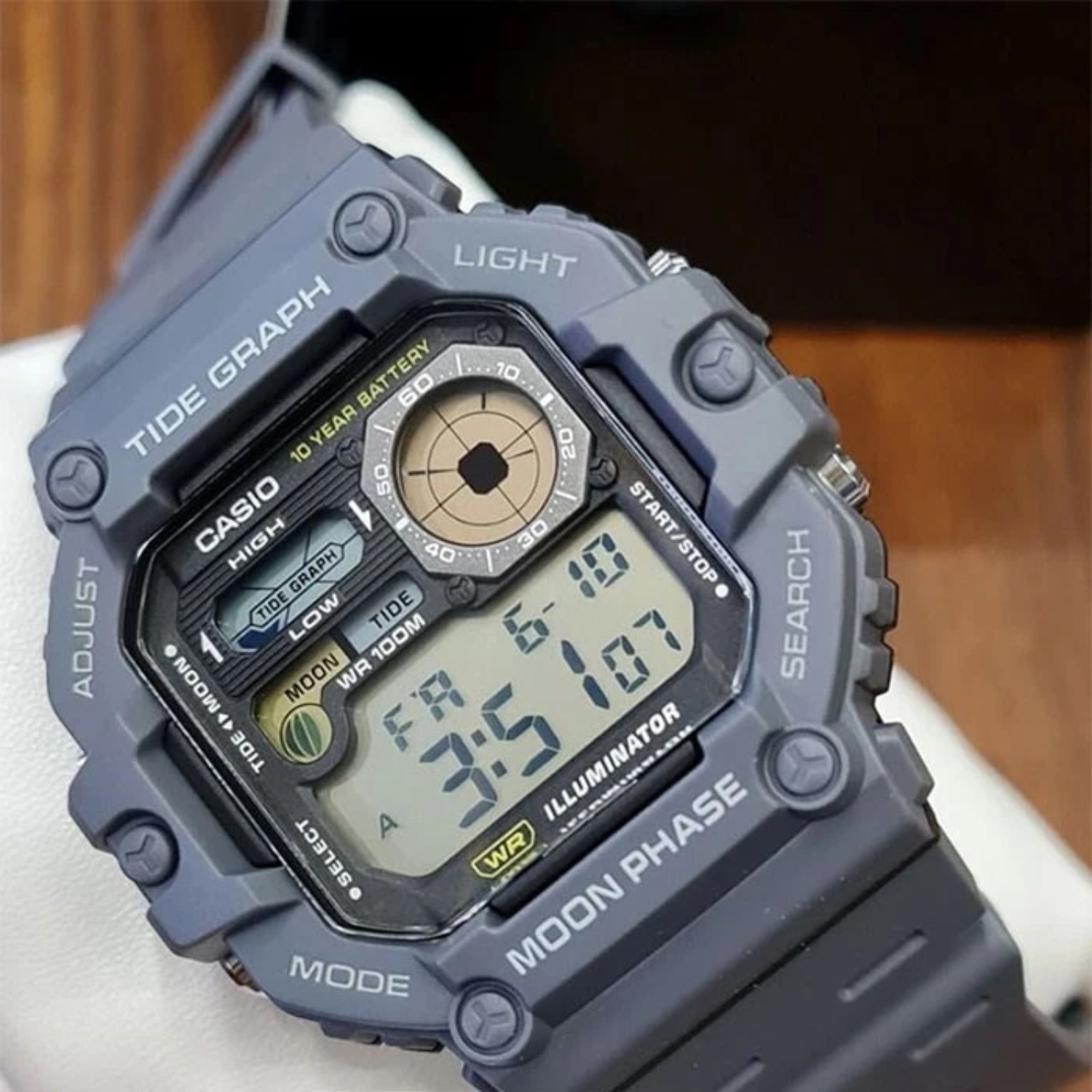 RELOJ CASIO WS-1700H-8AVDF HOMBRE DE RESINA GRIS - 6