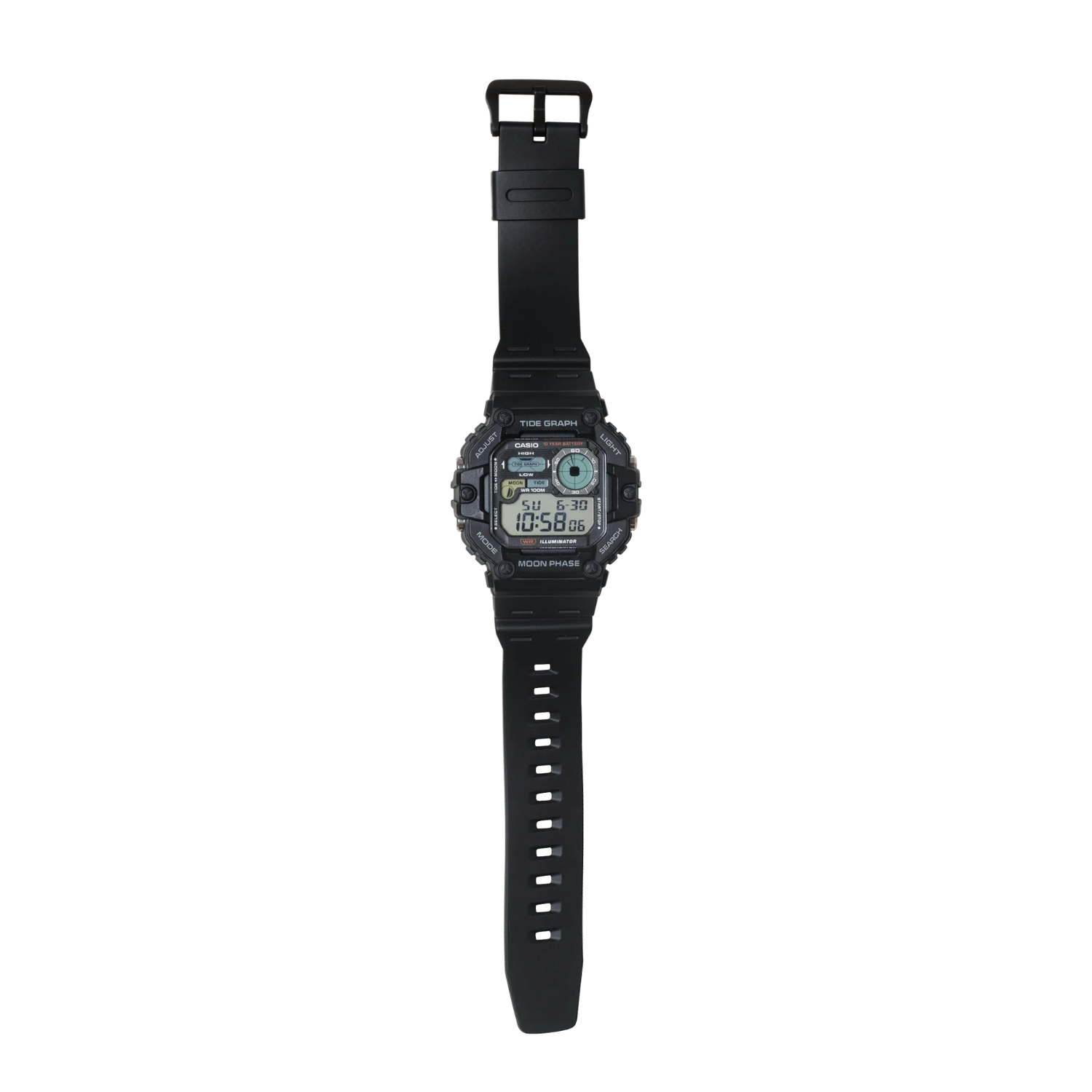 RELOJ CASIO WS-1700H-1AVDF HOMBRE DE RESINA NEGRO - 2