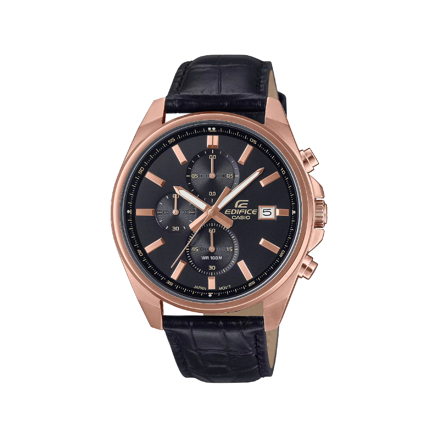 RELOJ CASIO EFV-610ECL-1AUDF HOMBRE DE CUERO NEGRO - 4
