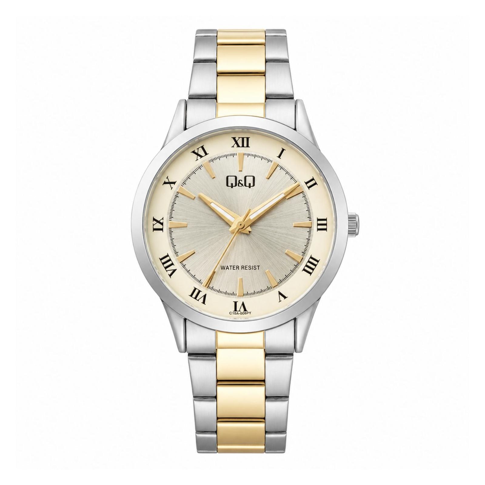 RELOJ QYQ C10A-049PY HOMBRE DE ACERO INOXIDABLE PLATEADO - 1