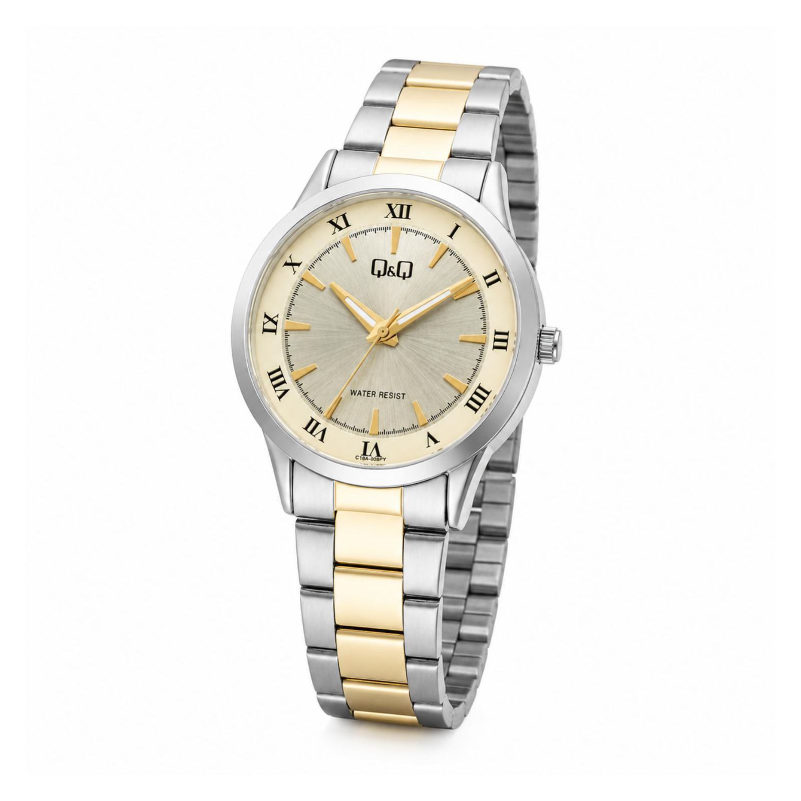 RELOJ QYQ C10A-049PY HOMBRE DE ACERO INOXIDABLE PLATEADO - 2