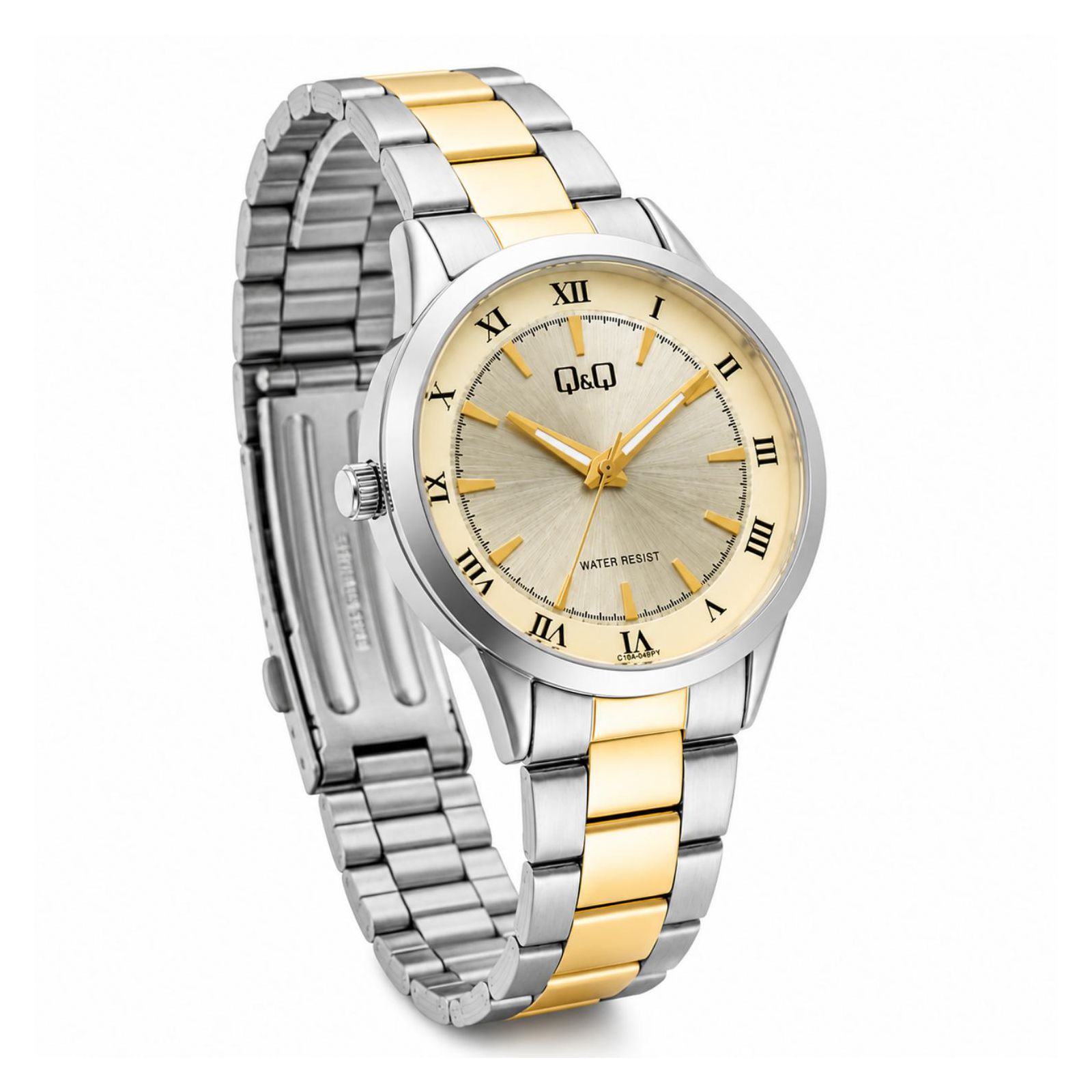 RELOJ QYQ C10A-049PY HOMBRE DE ACERO INOXIDABLE PLATEADO - 3