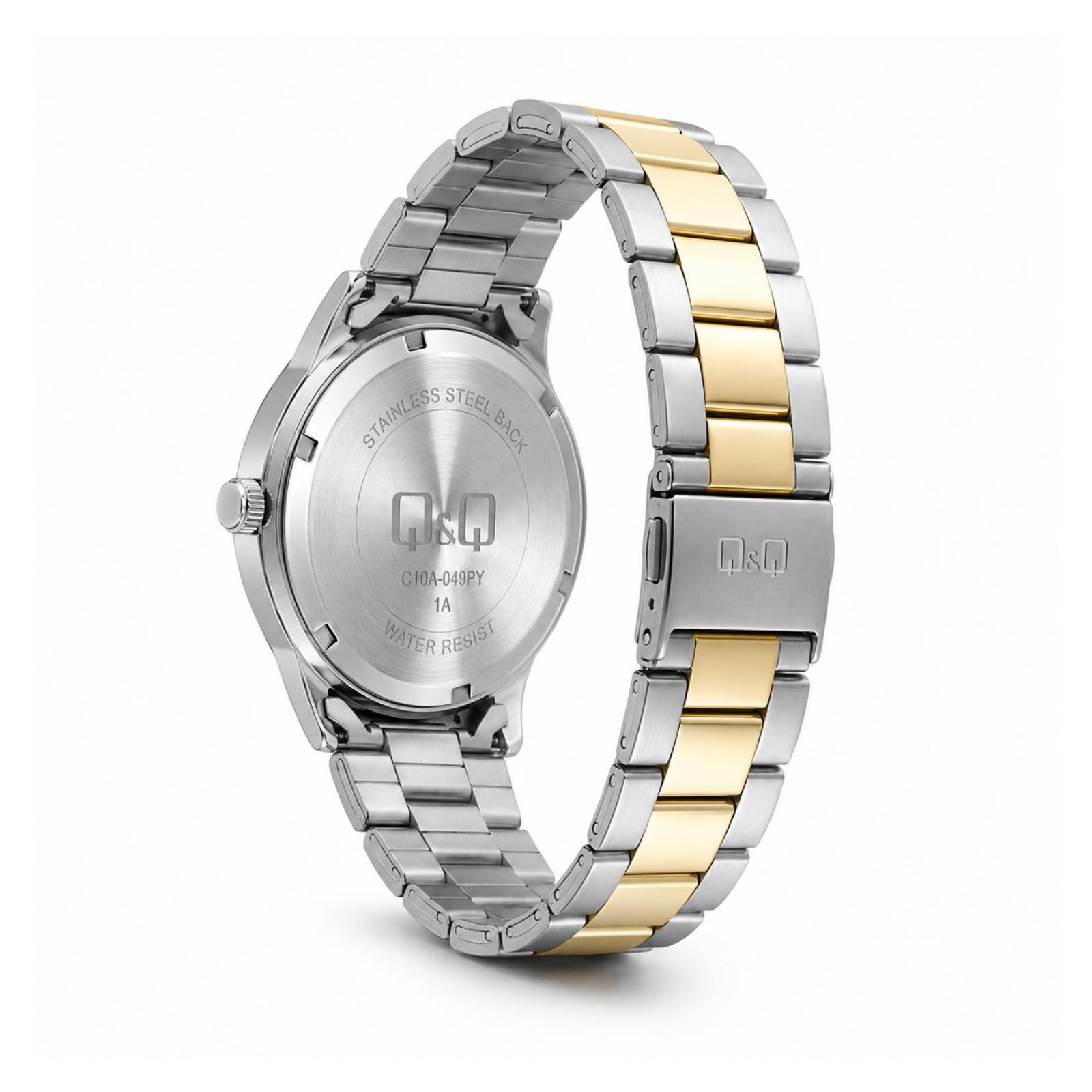 RELOJ QYQ C10A-049PY HOMBRE DE ACERO INOXIDABLE PLATEADO - 4
