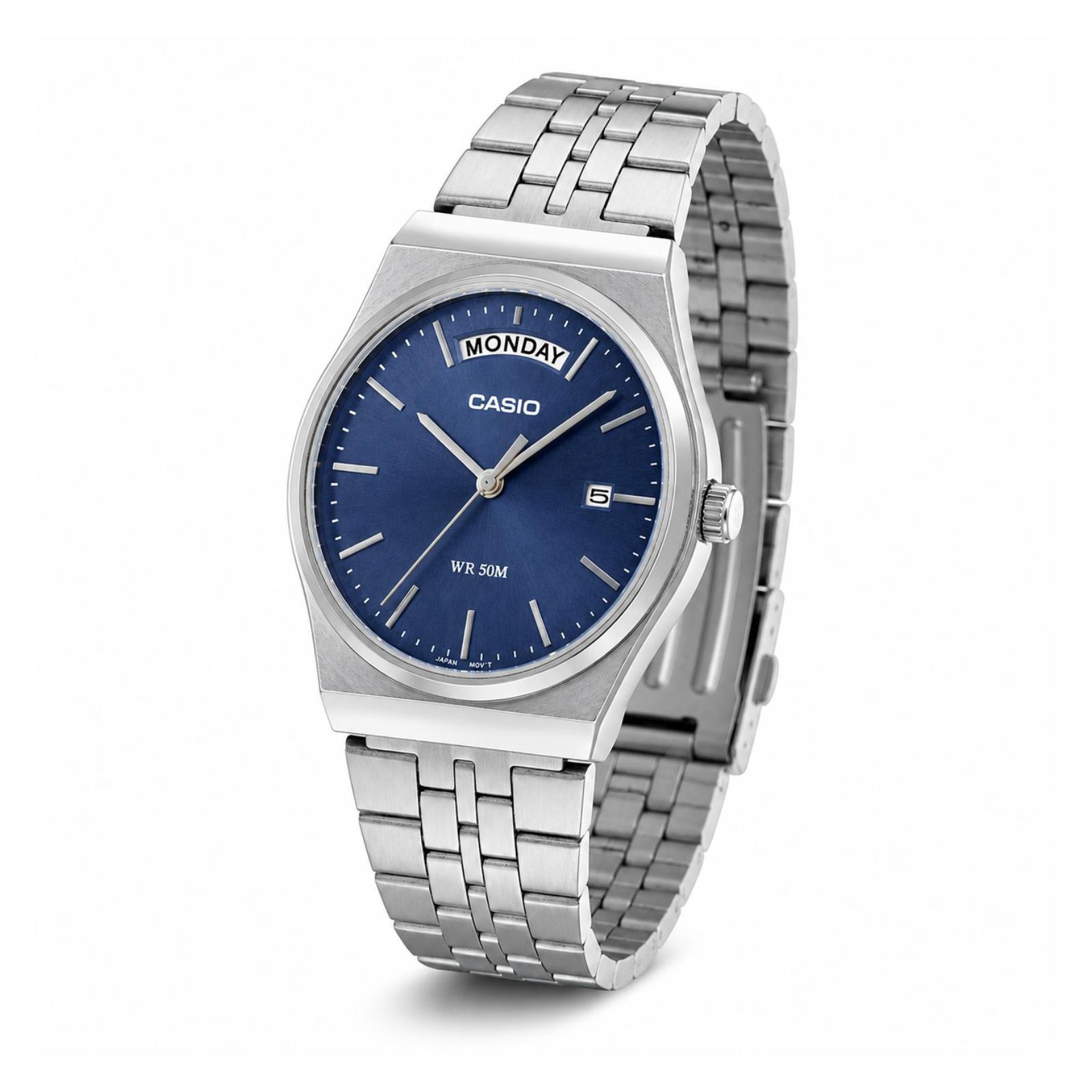 RELOJ CASIO MTP-B146D-2AVDF HOMBRE DE ACERO INOXIDABLE PLATEADO - 2