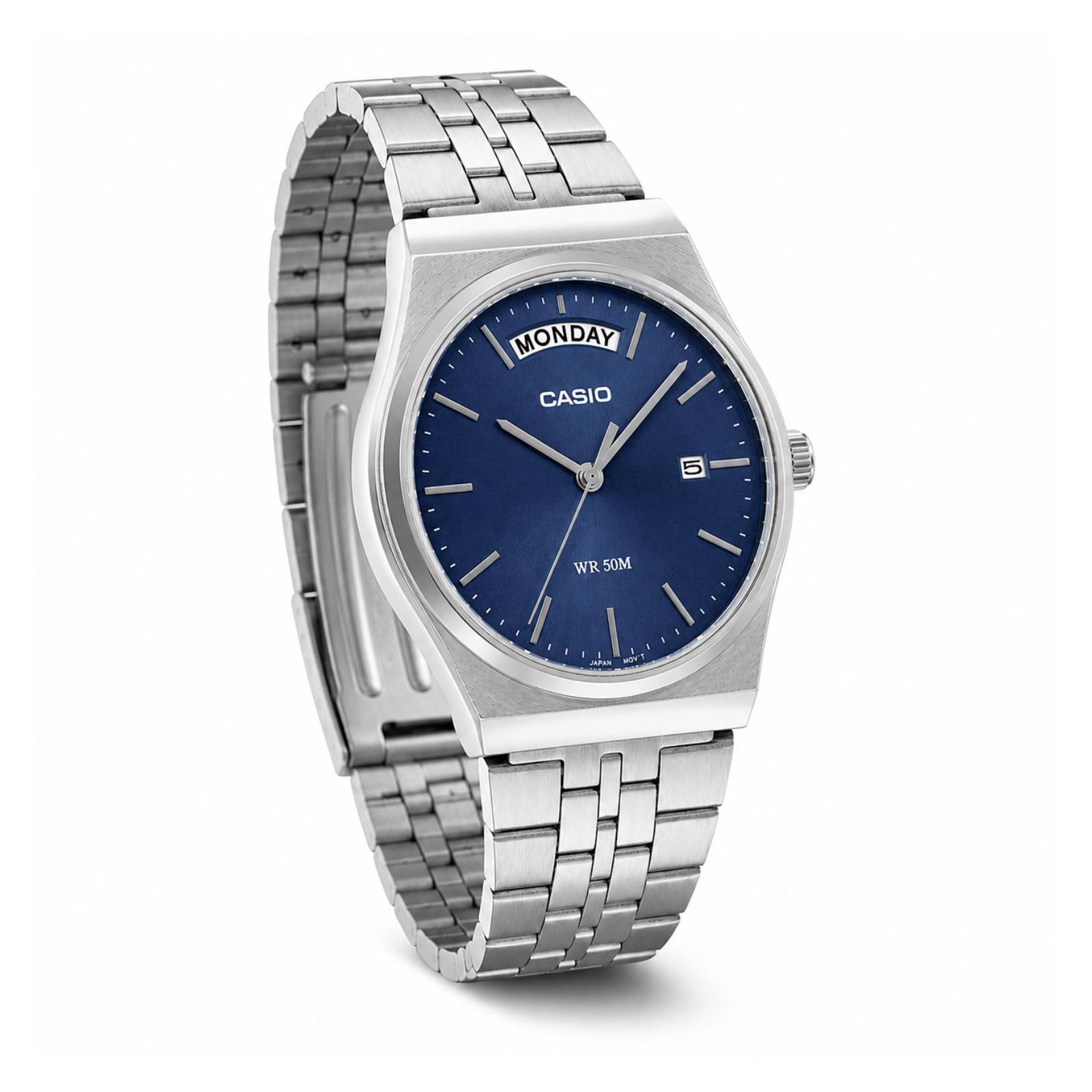 RELOJ CASIO MTP-B146D-2AVDF HOMBRE DE ACERO INOXIDABLE PLATEADO - 3