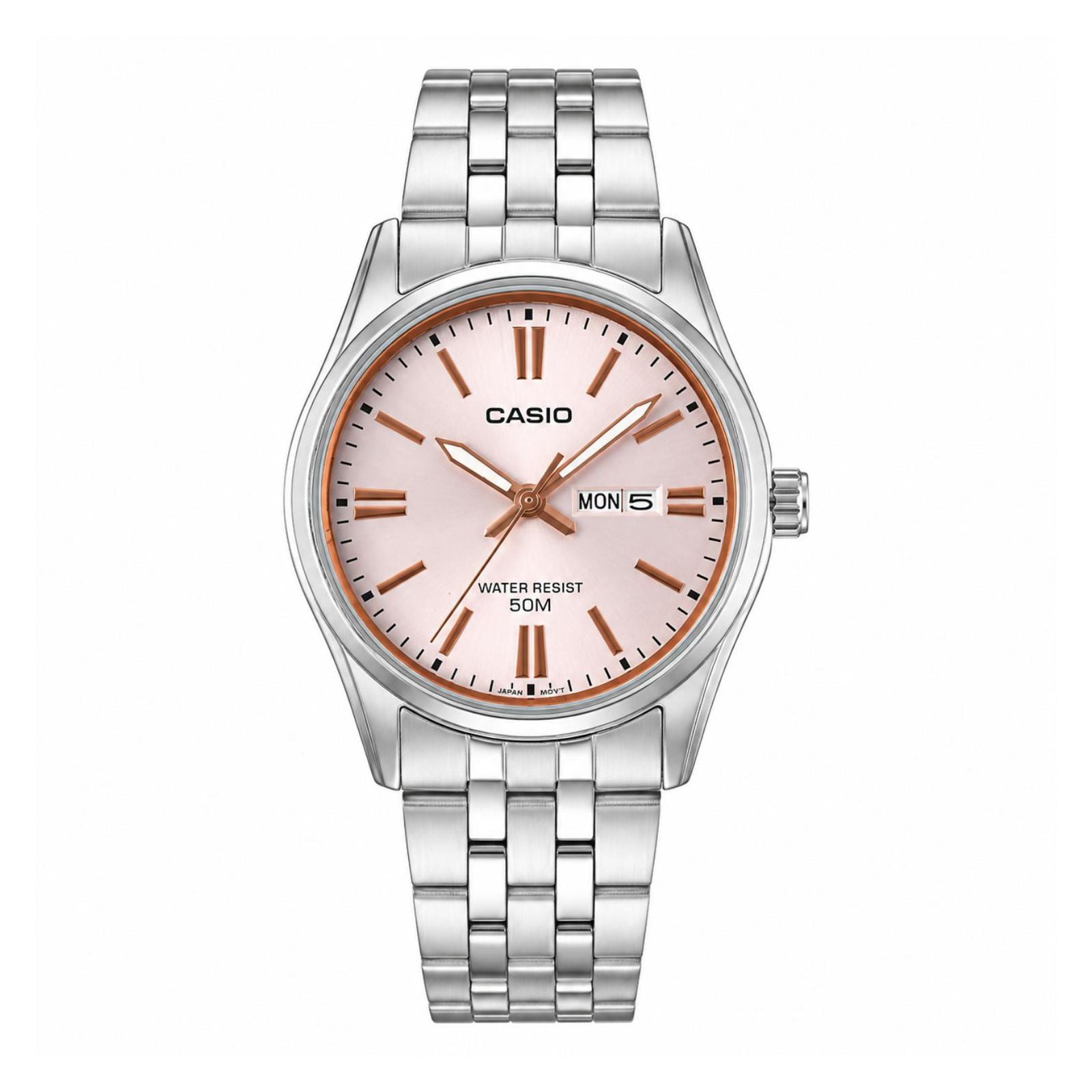 RELOJ CASIO LTP-1335D-4AVDF MUJER DE ACERO INOXIDABLE PLATEADO - 1