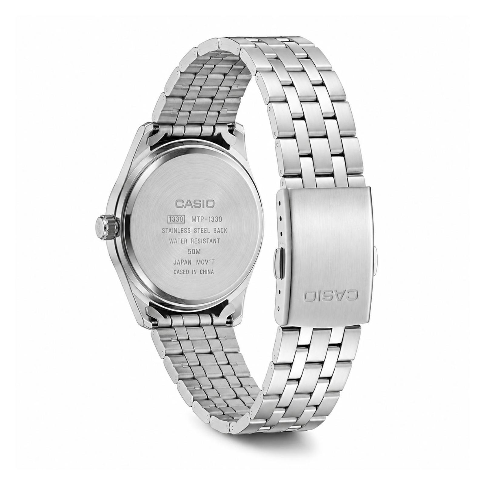 RELOJ CASIO LTP-1335D-4AVDF MUJER DE ACERO INOXIDABLE PLATEADO - 4