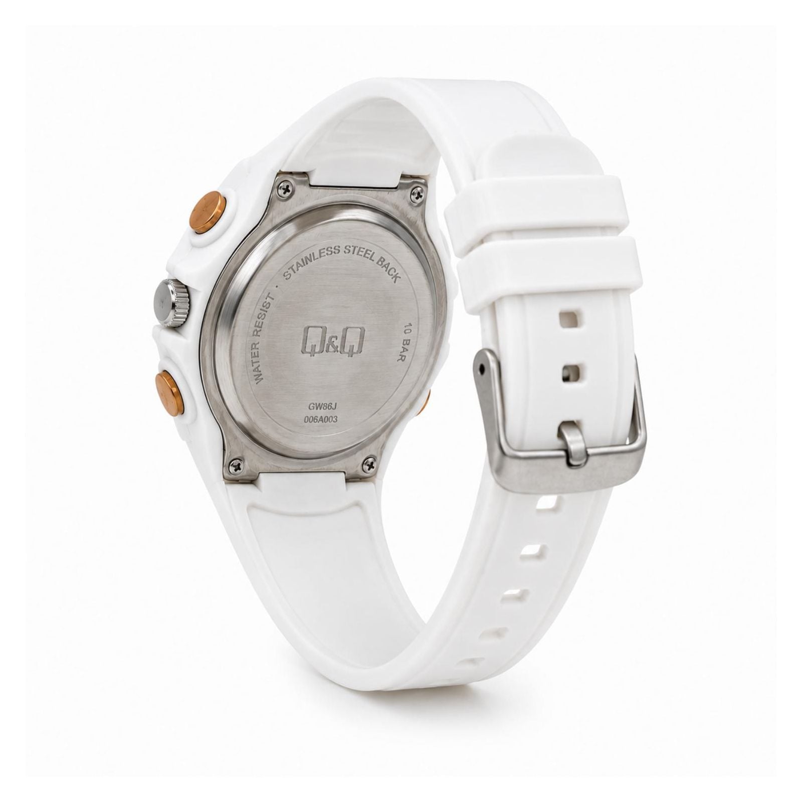 RELOJ QYQ GW91J001Y HOMBRE DE RESINA BLANCO - 4