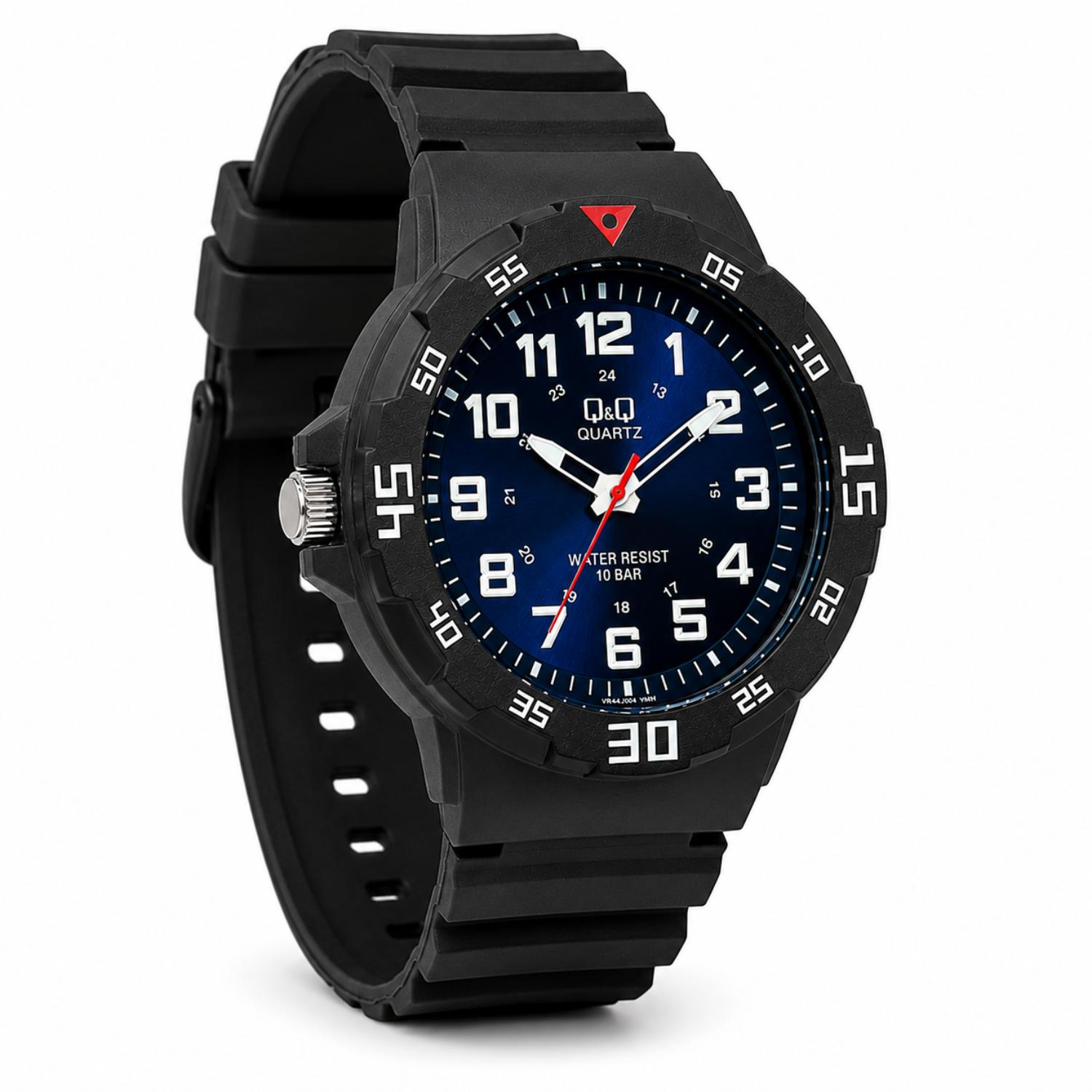 RELOJ QYQ VR18J005Y UNISEX DE RESINA NEGRO - 3