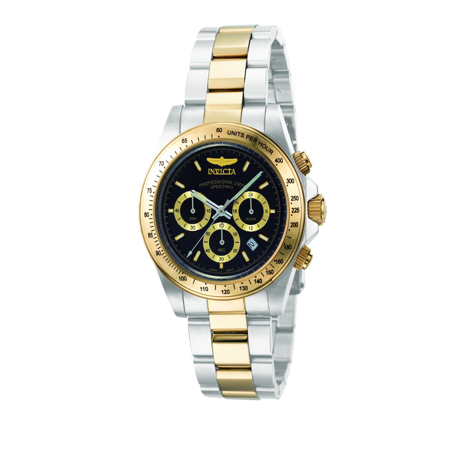 RELOJ INVICTA SPEEDWAY 9224 HOMBRE DE ACERO INOXIDABLE DORADO - 1
