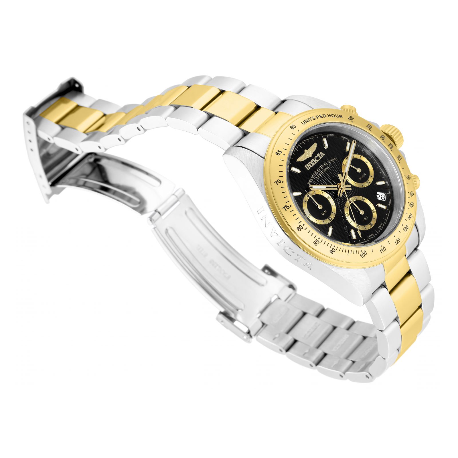 RELOJ INVICTA SPEEDWAY 9224 HOMBRE DE ACERO INOXIDABLE DORADO - 5