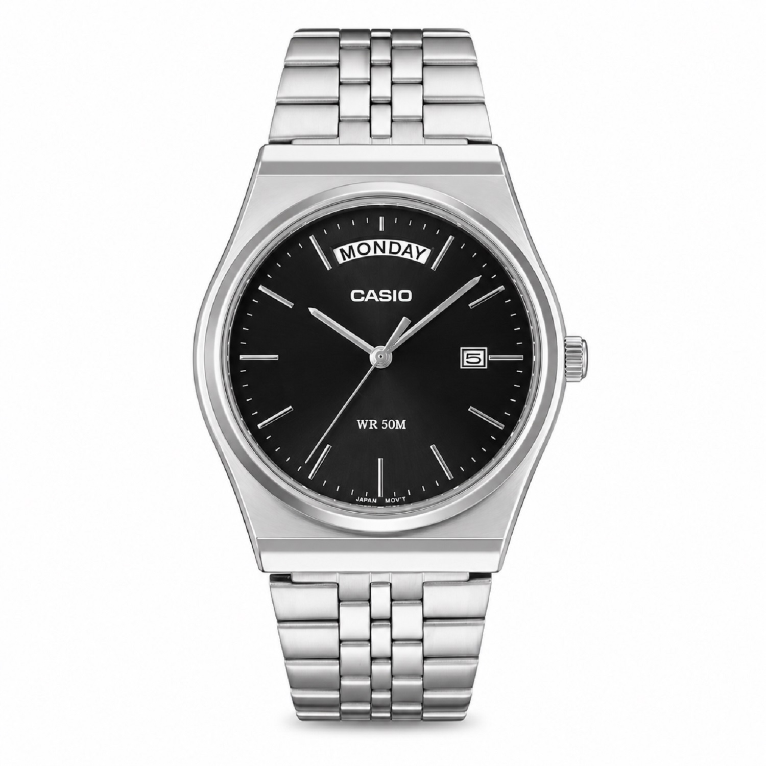 RELOJ CASIO MTP-B146D-1AVDF HOMBRE DE ACERO INOXIDABLE PLATEADO - 1
