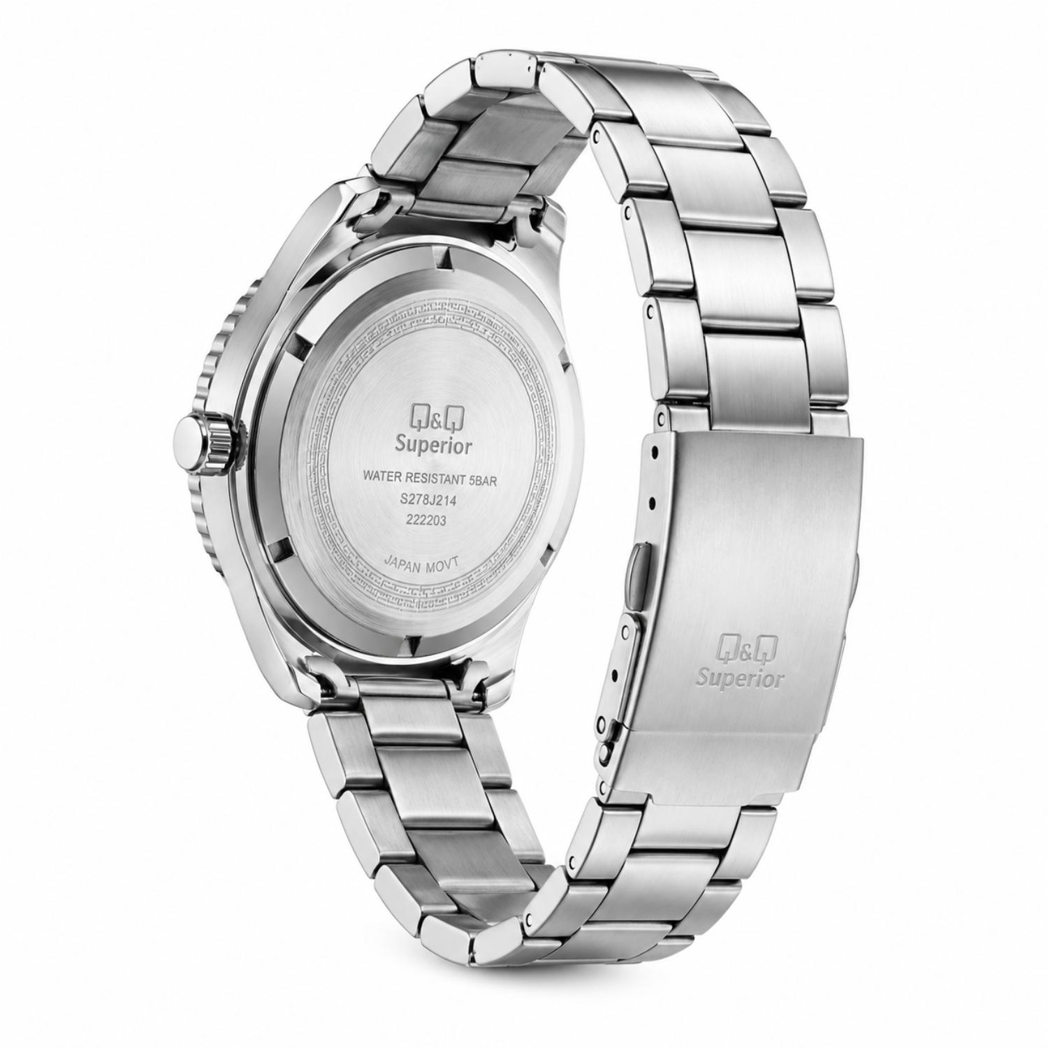 RELOJ QYQ S393J212Y MUJER DE ACERO INOXIDABLE PLATEADO - 4