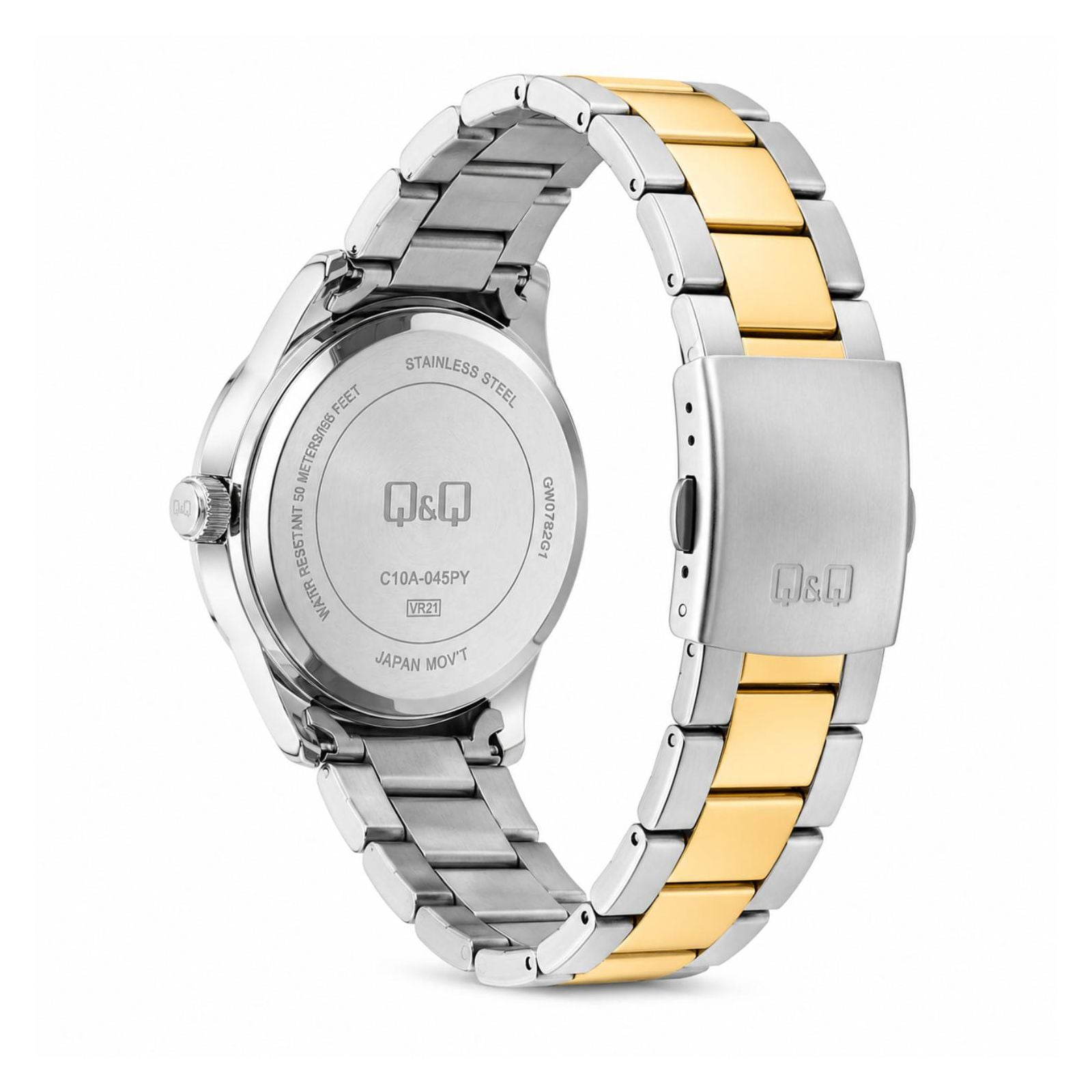 RELOJ QYQ C10A-045PY HOMBRE DE ACERO INOXIDABLE PLATEADO - 4