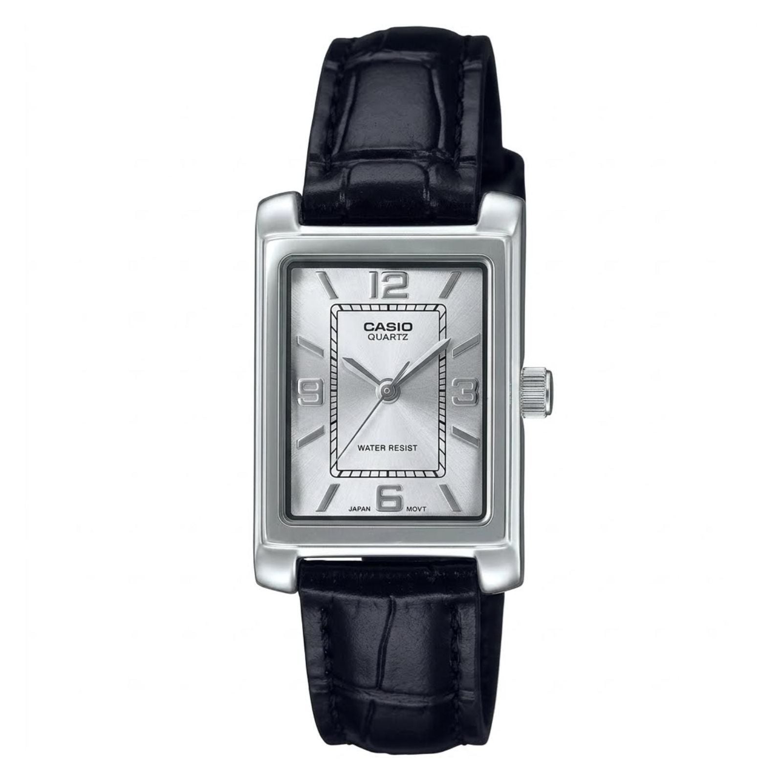 RELOJ CASIO LTP-1234LL-7ADF MUJER DE CUERO NEGRO - 1