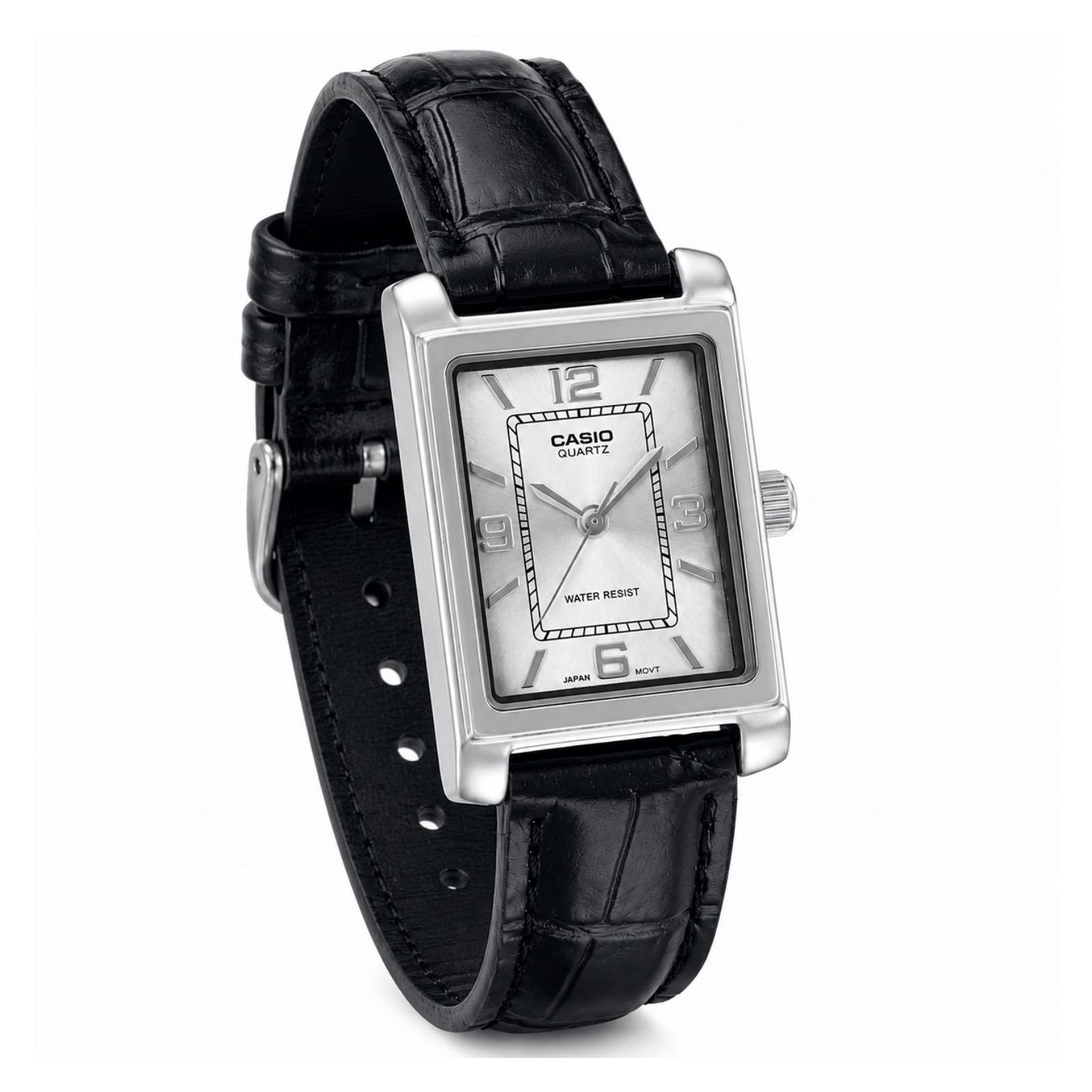 RELOJ CASIO LTP-1234LL-7ADF MUJER DE CUERO NEGRO - 3