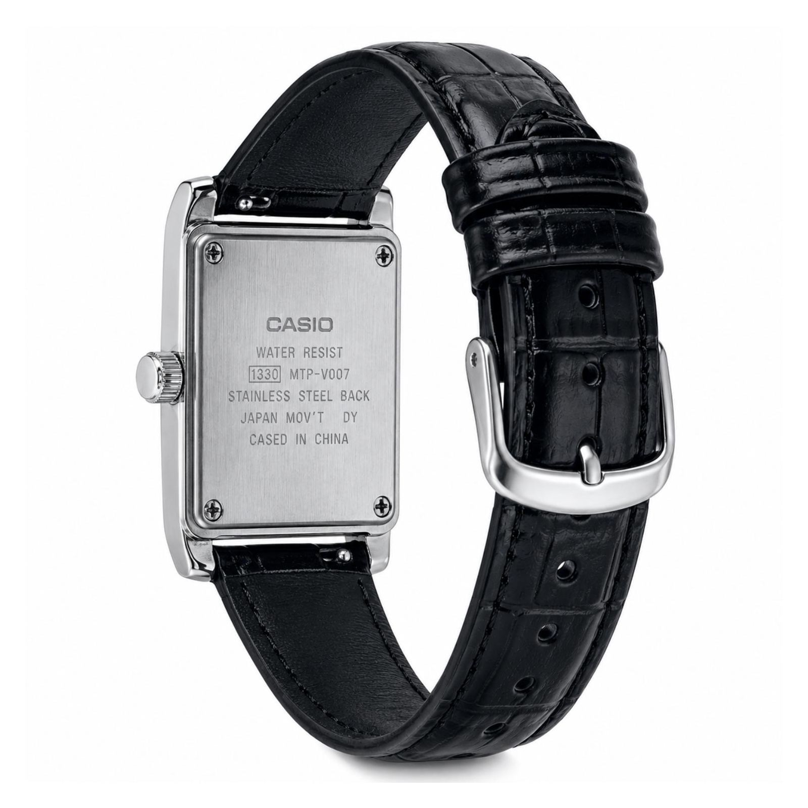 RELOJ CASIO LTP-1234LL-7ADF MUJER DE CUERO NEGRO - 4