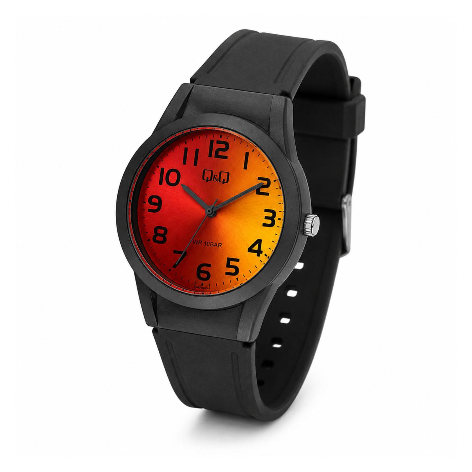 RELOJ QYQ V25A-004VY MUJER DE RESINA NEGRO - 2