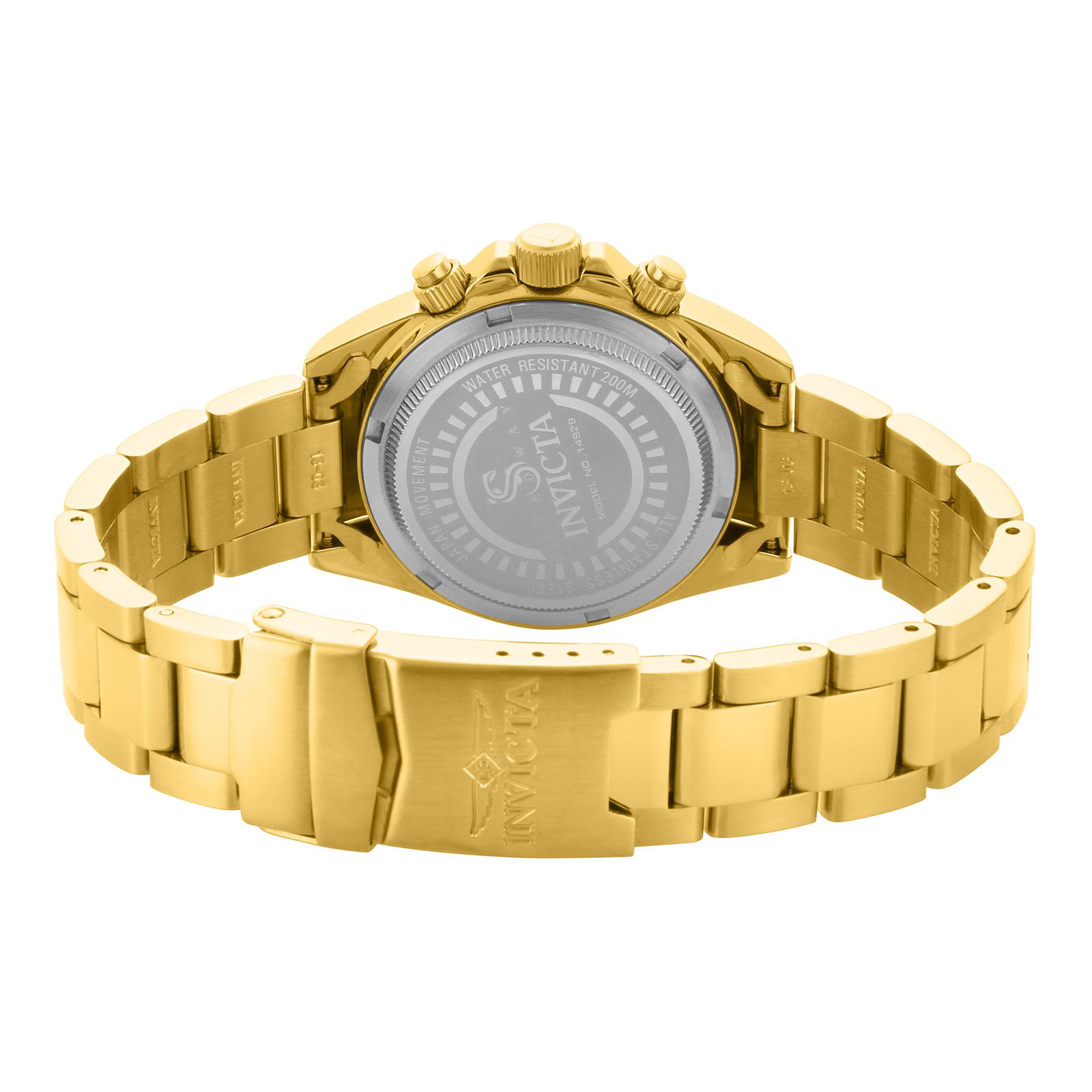 RELOJ INVICTA SPEEDWAY 14929 HOMBRE DE ACERO INOXIDABLE DORADO - 5