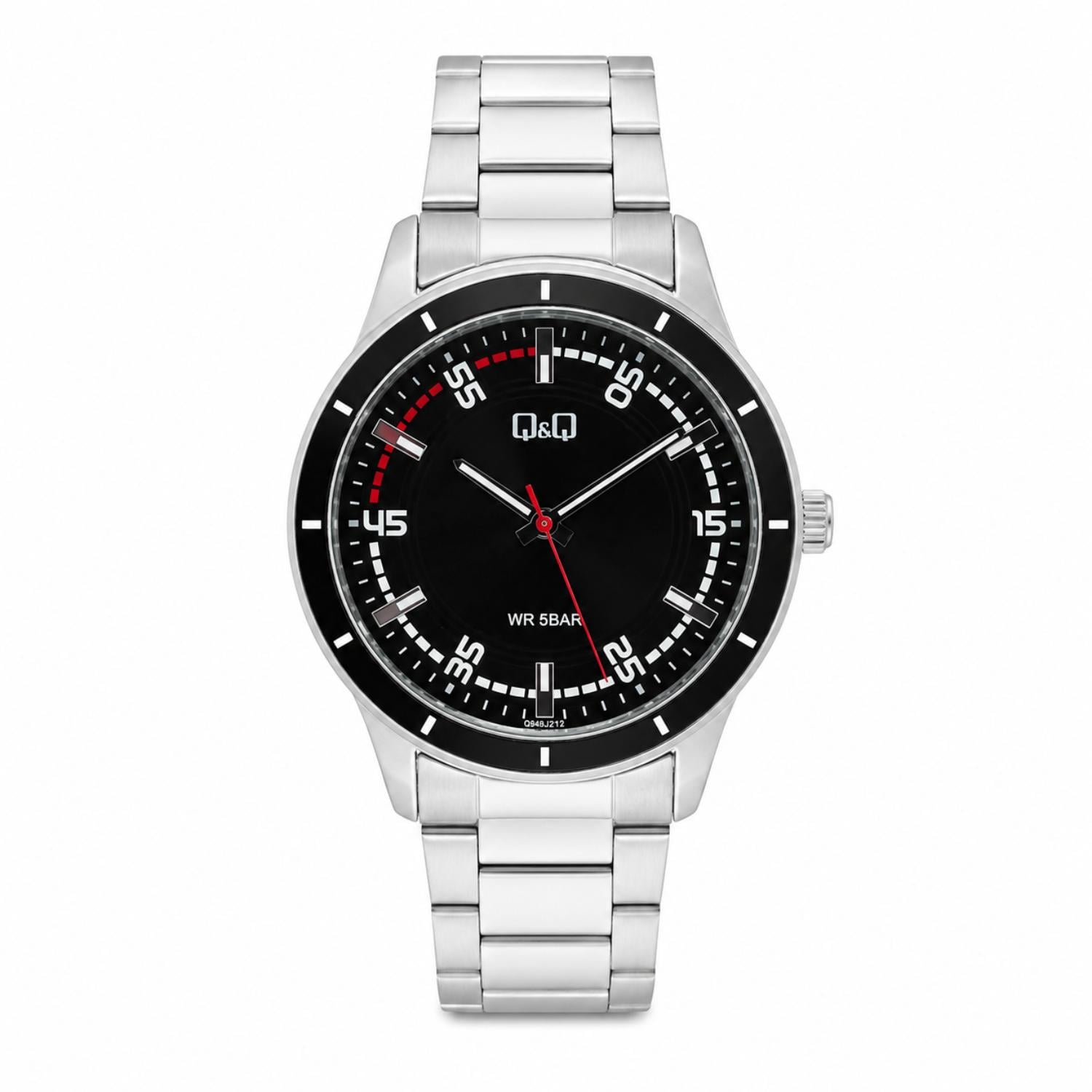 RELOJ QYQ Q09A-001PY UNISEX DE METAL PLATEADO - 1
