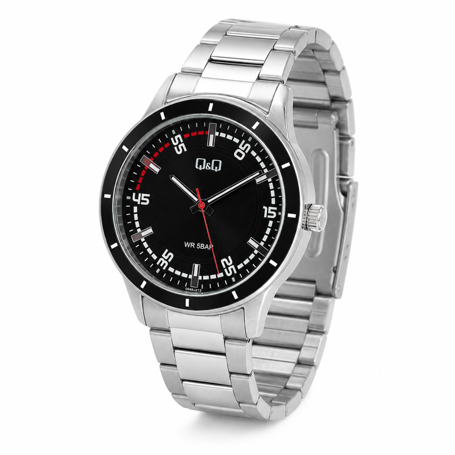 RELOJ QYQ Q09A-001PY UNISEX DE METAL PLATEADO - 2