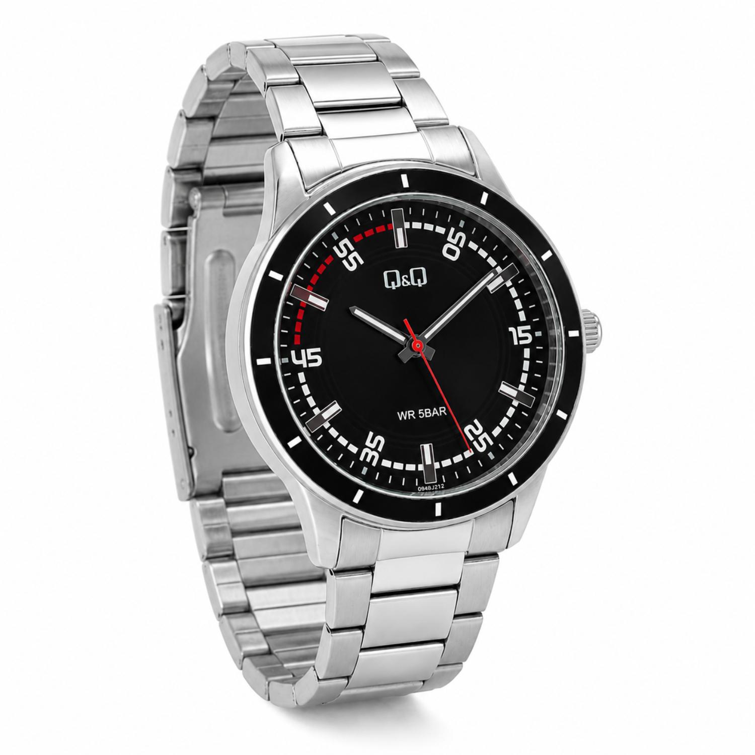 RELOJ QYQ Q09A-001PY UNISEX DE METAL PLATEADO - 3