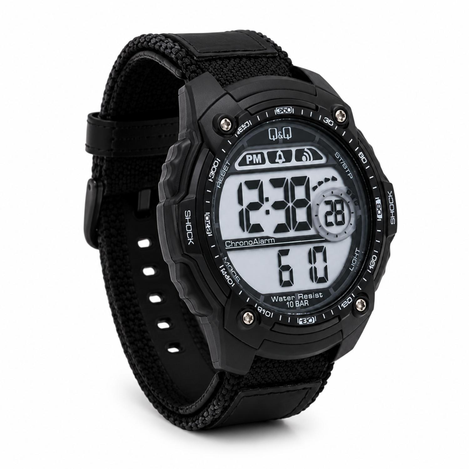 RELOJ QYQ M075J003Y HOMBRE DE RESINA NEGRO - 3