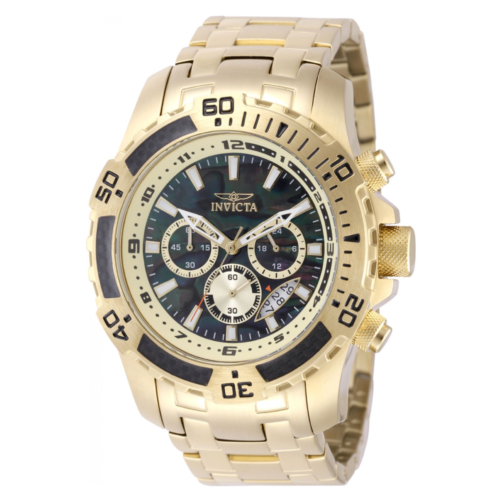 RELOJ INVICTA PRO DIVER 49854 UNISEX DE ACERO INOXIDABLE DORADO - 1