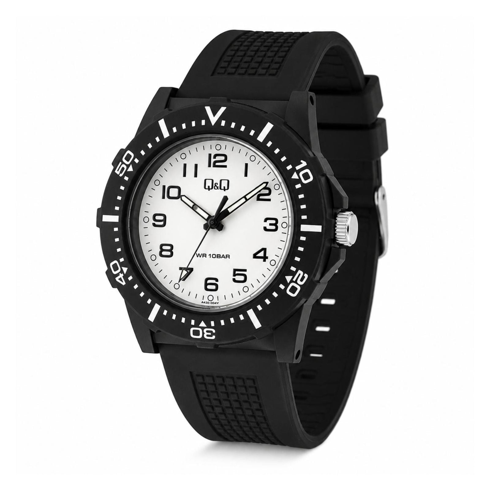 RELOJ QYQ V32A-002VY HOMBRE DE RESINA NEGRO - 2